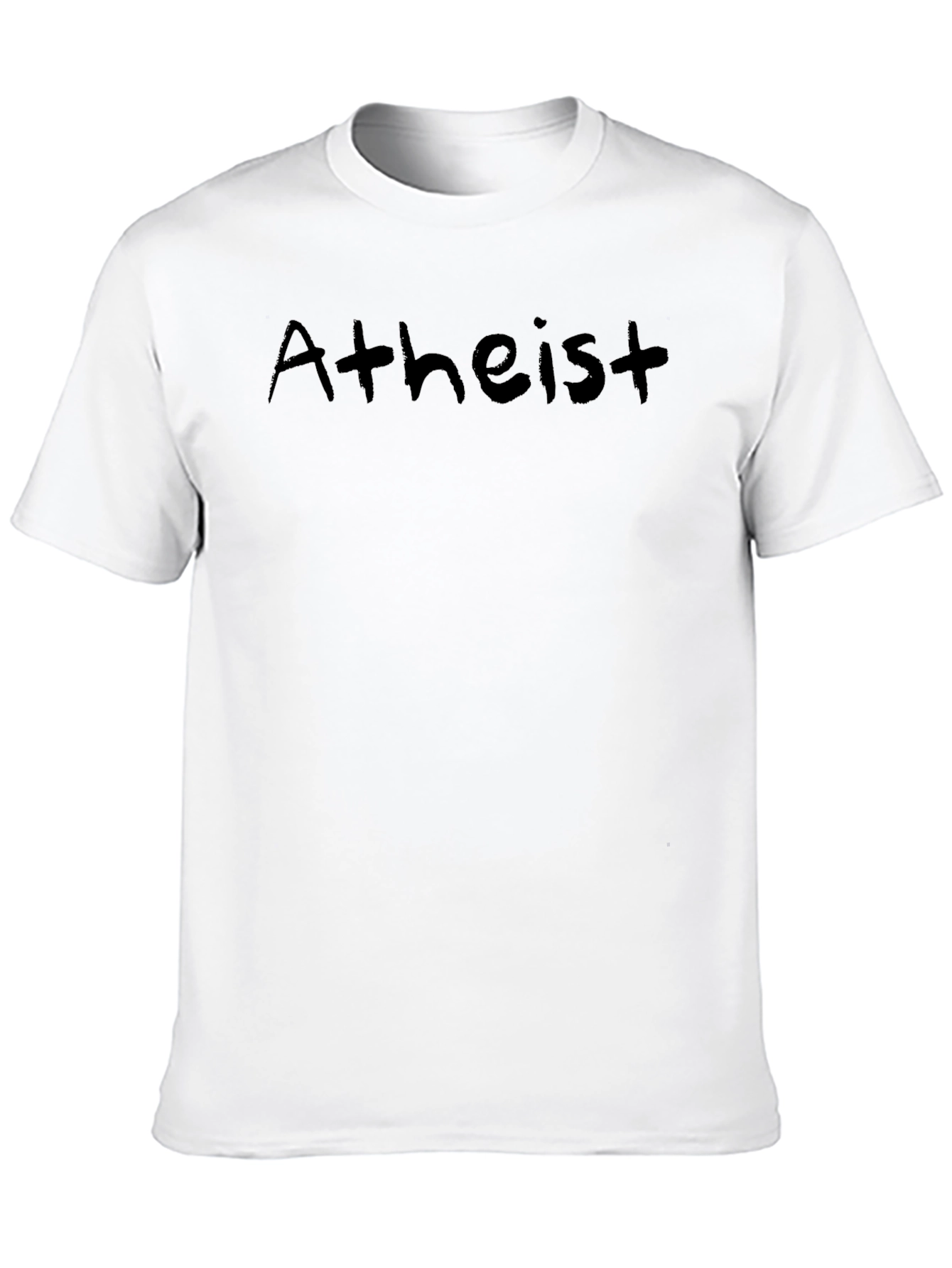 Atheist Black T-Shirt - Statement Tee Casual Wear