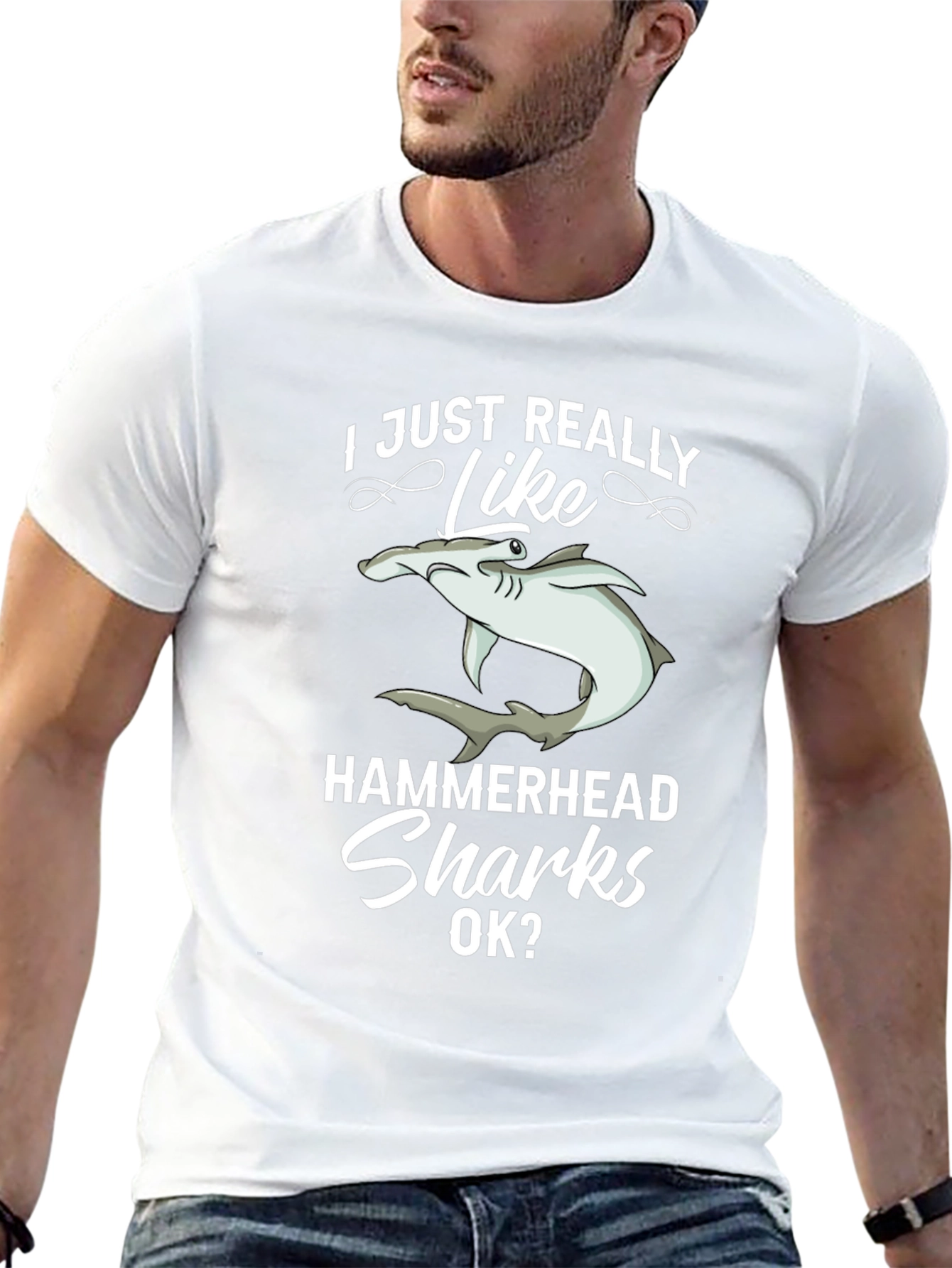 Hammerhead Shark Lover Graphic T-Shirt