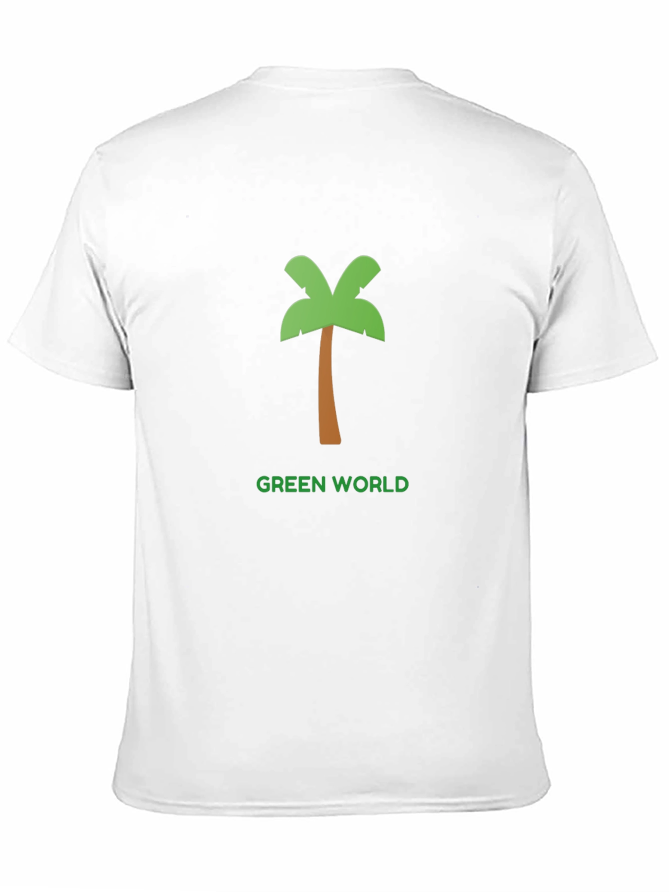 Green World Palm Tree Graphic Tee