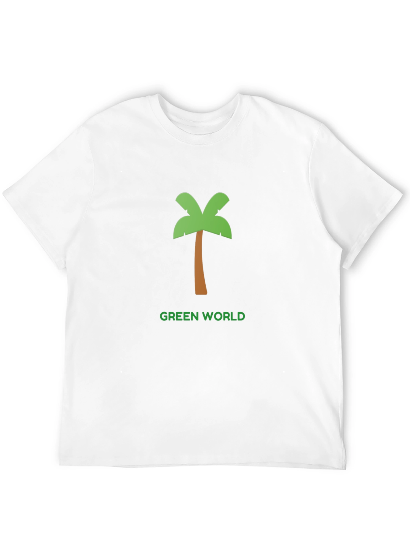 Green World Palm Tree Graphic Tee
