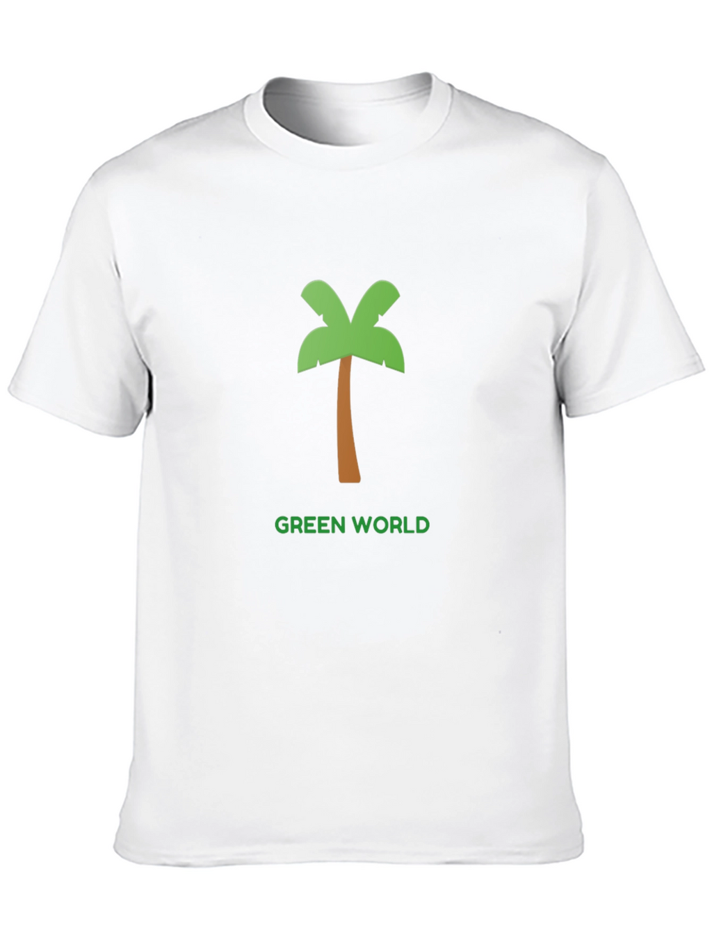 Green World Palm Tree Graphic Tee