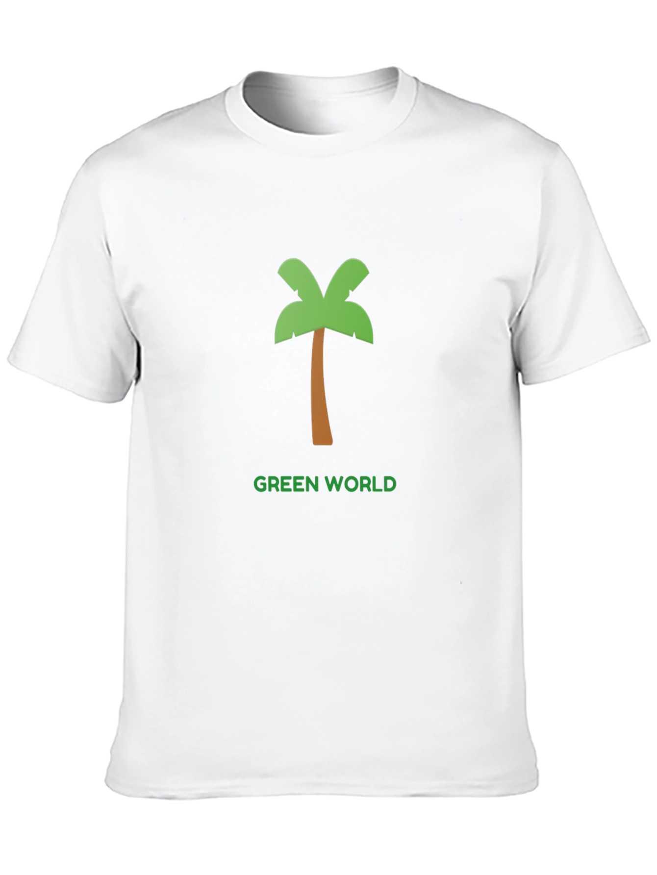 Green World Palm Tree Graphic Tee