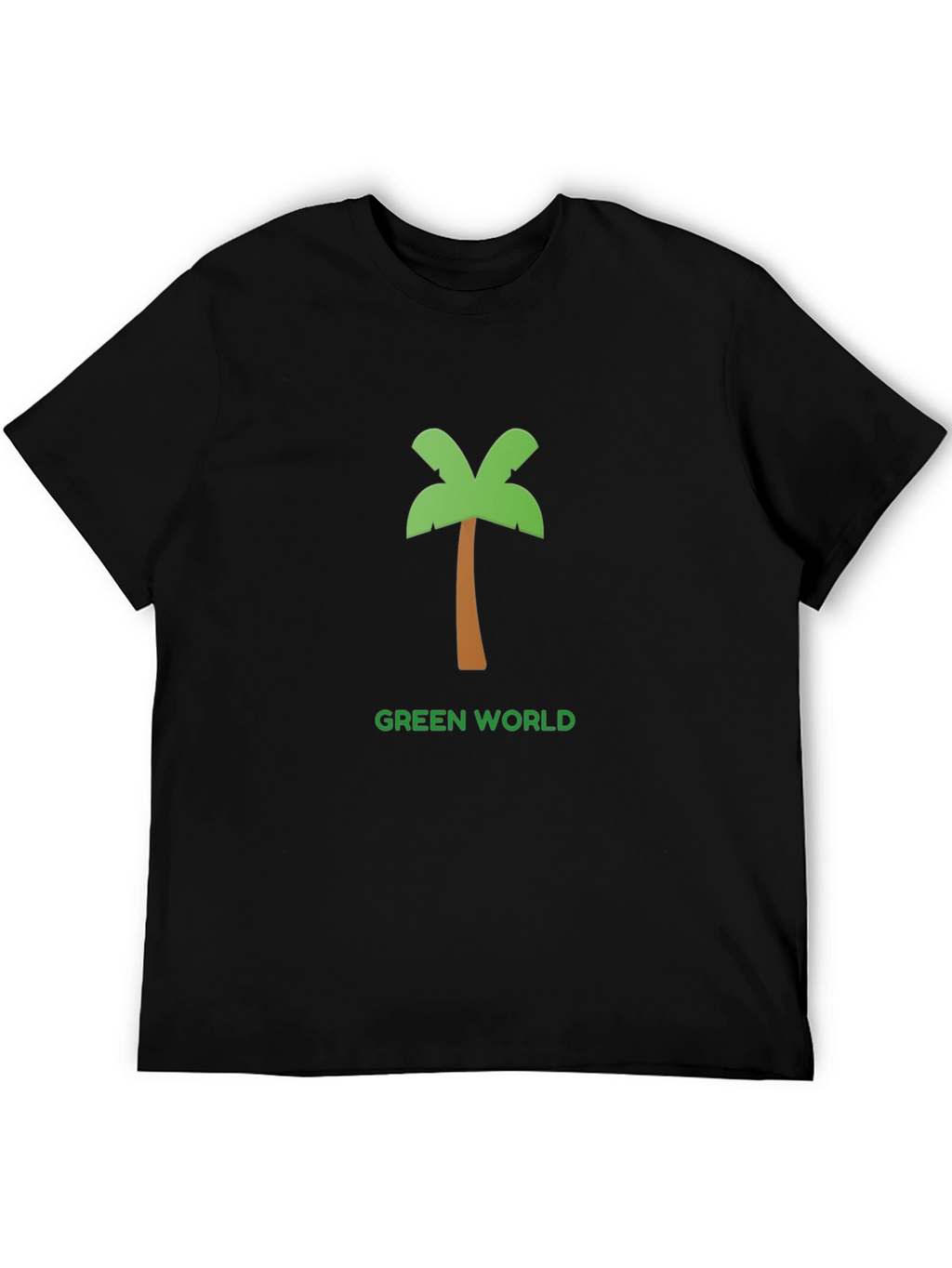 Green World Palm Tree Graphic Tee