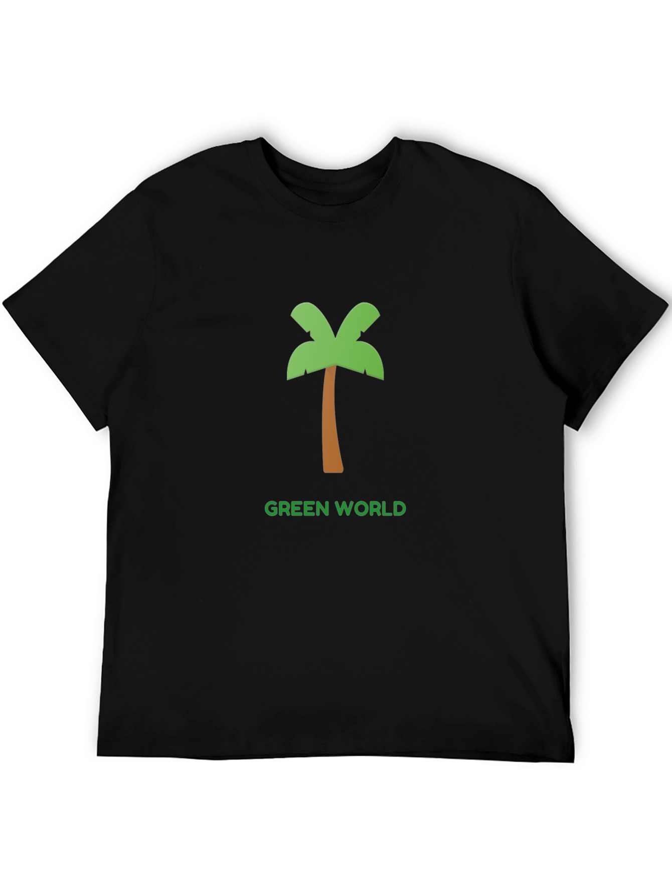 Green World Palm Tree Graphic Tee