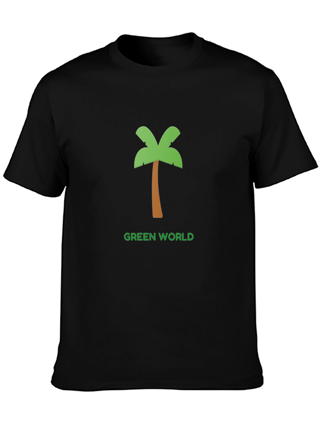Green World Palm Tree Graphic Tee