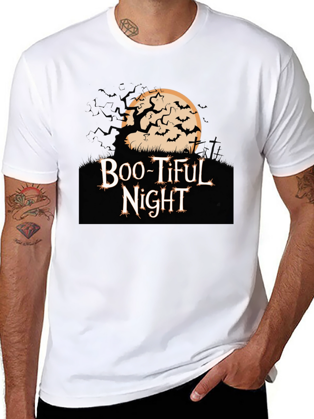 Boo-Tiful Night Halloween T-Shirt