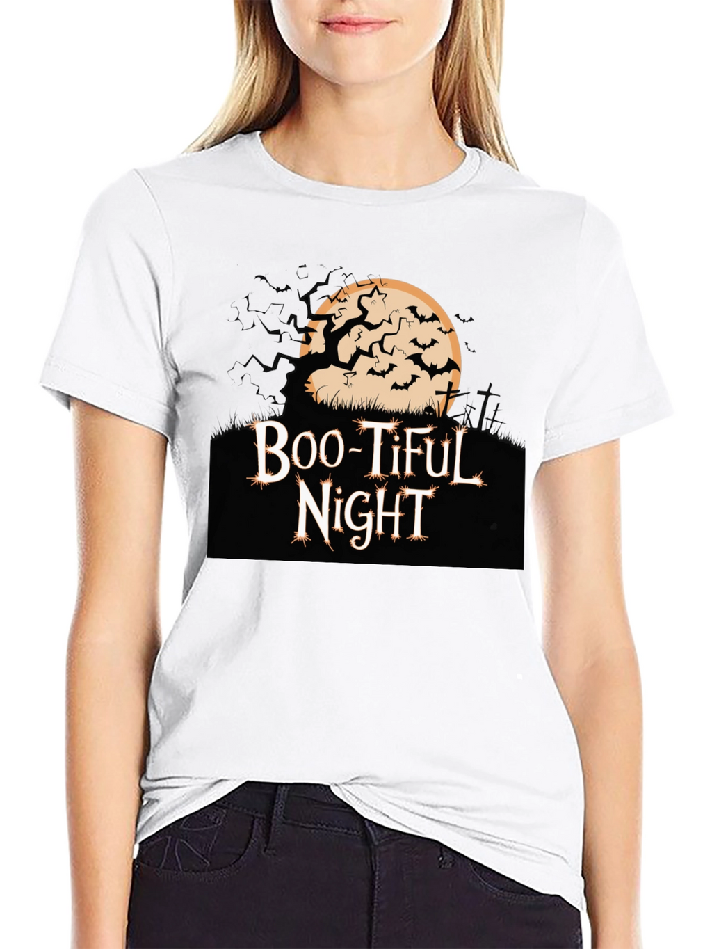 Boo-Tiful Night Halloween T-Shirt