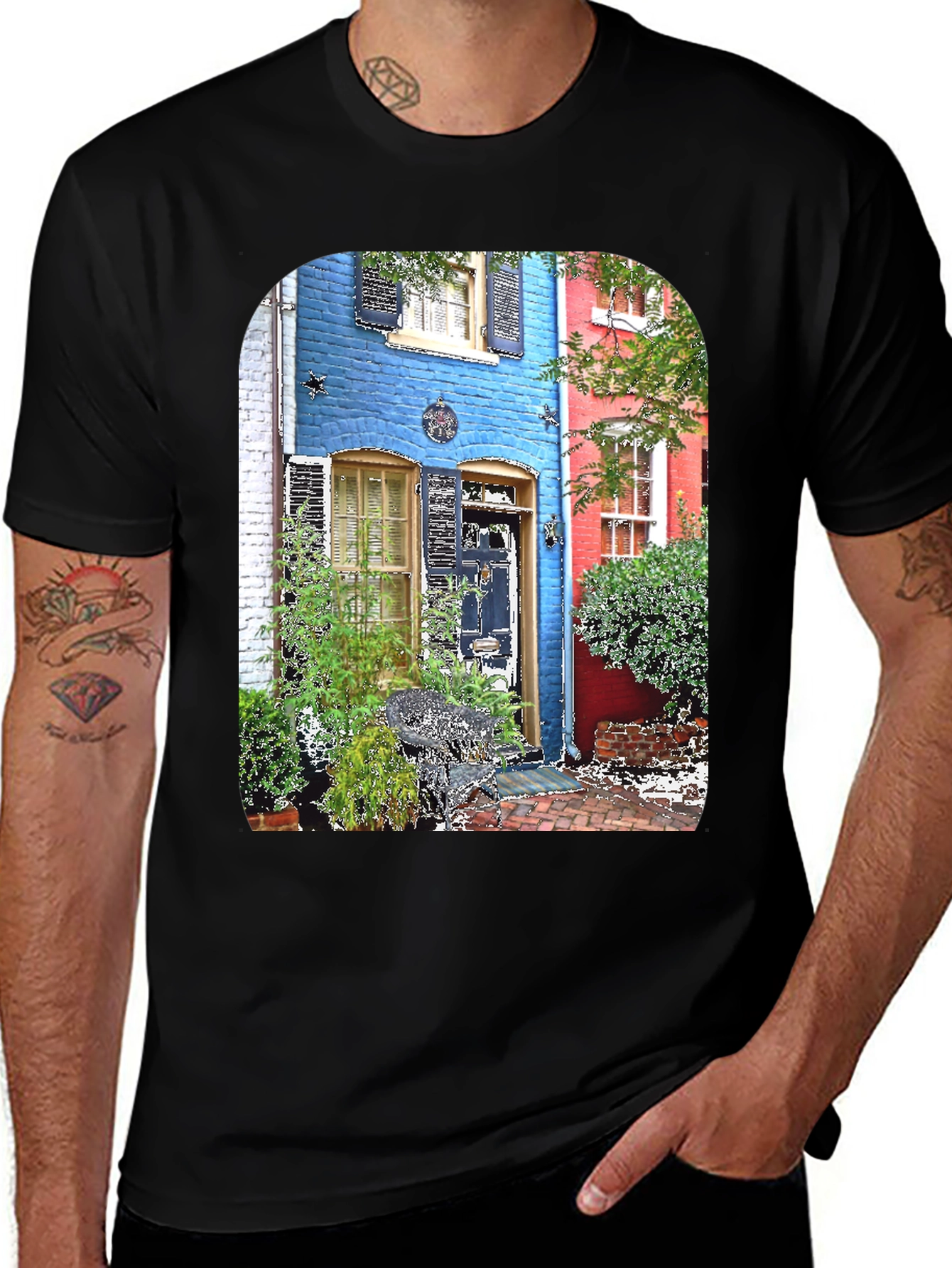 Colorful Townhouse T-Shirt