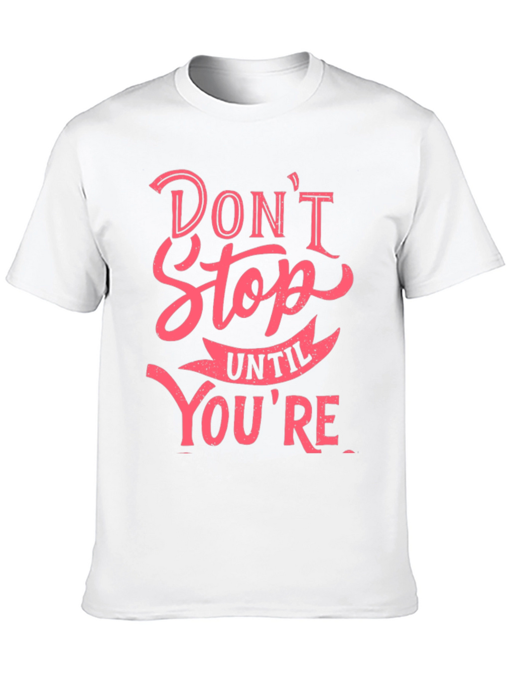 Dont Stop Graphic T-Shirt - Black
