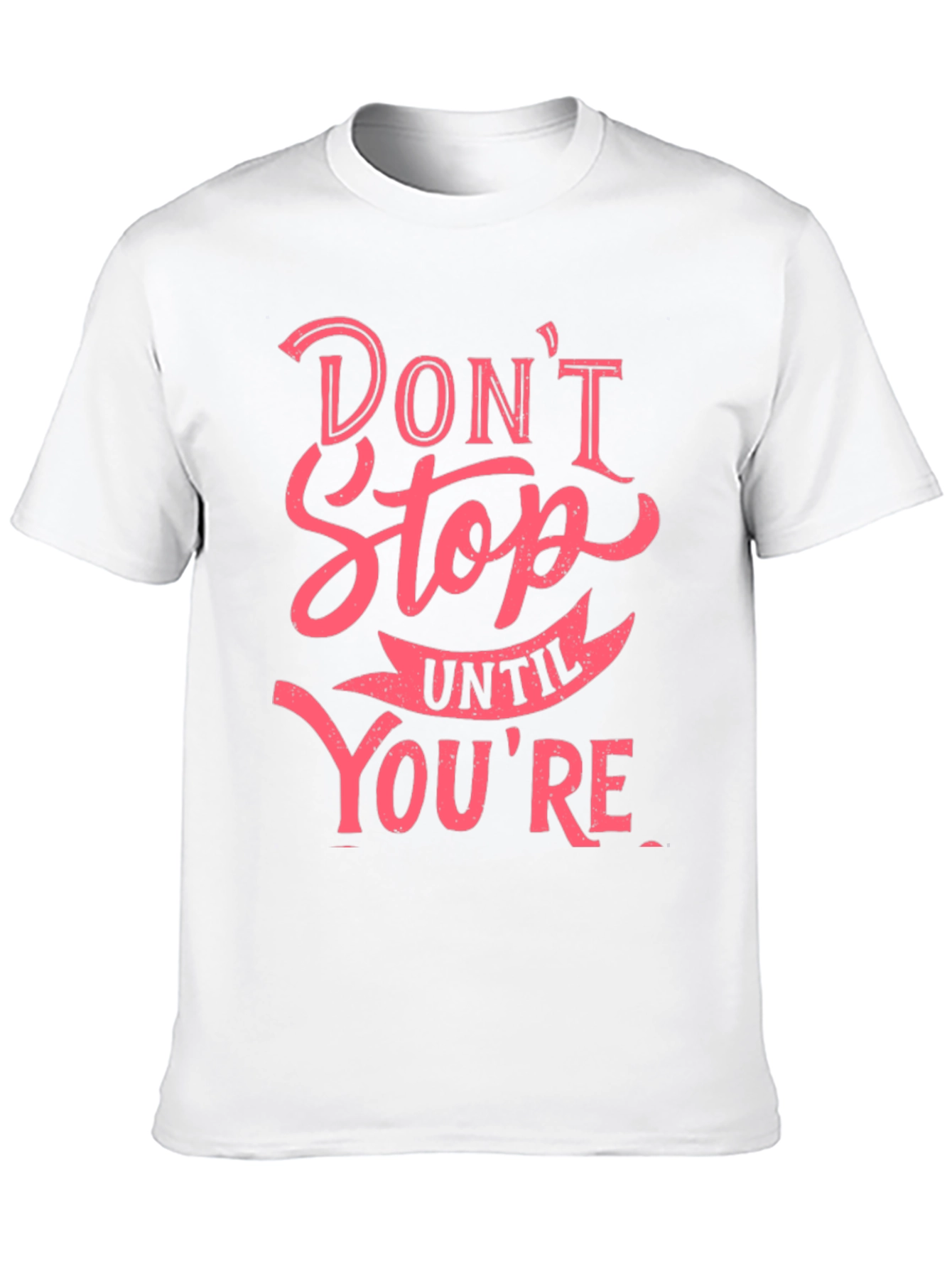 Dont Stop Graphic T-Shirt - Black
