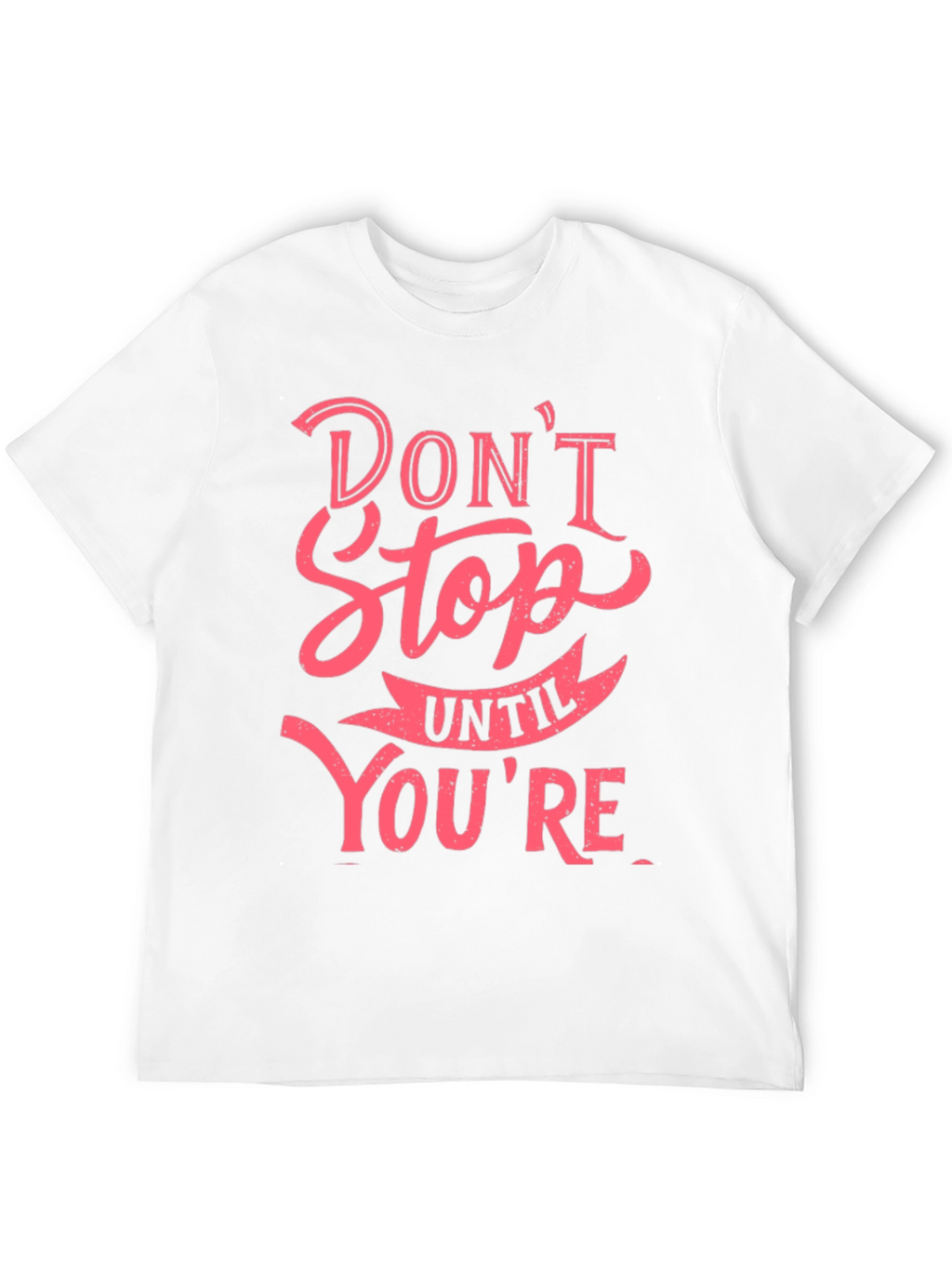 Dont Stop Graphic T-Shirt - Black