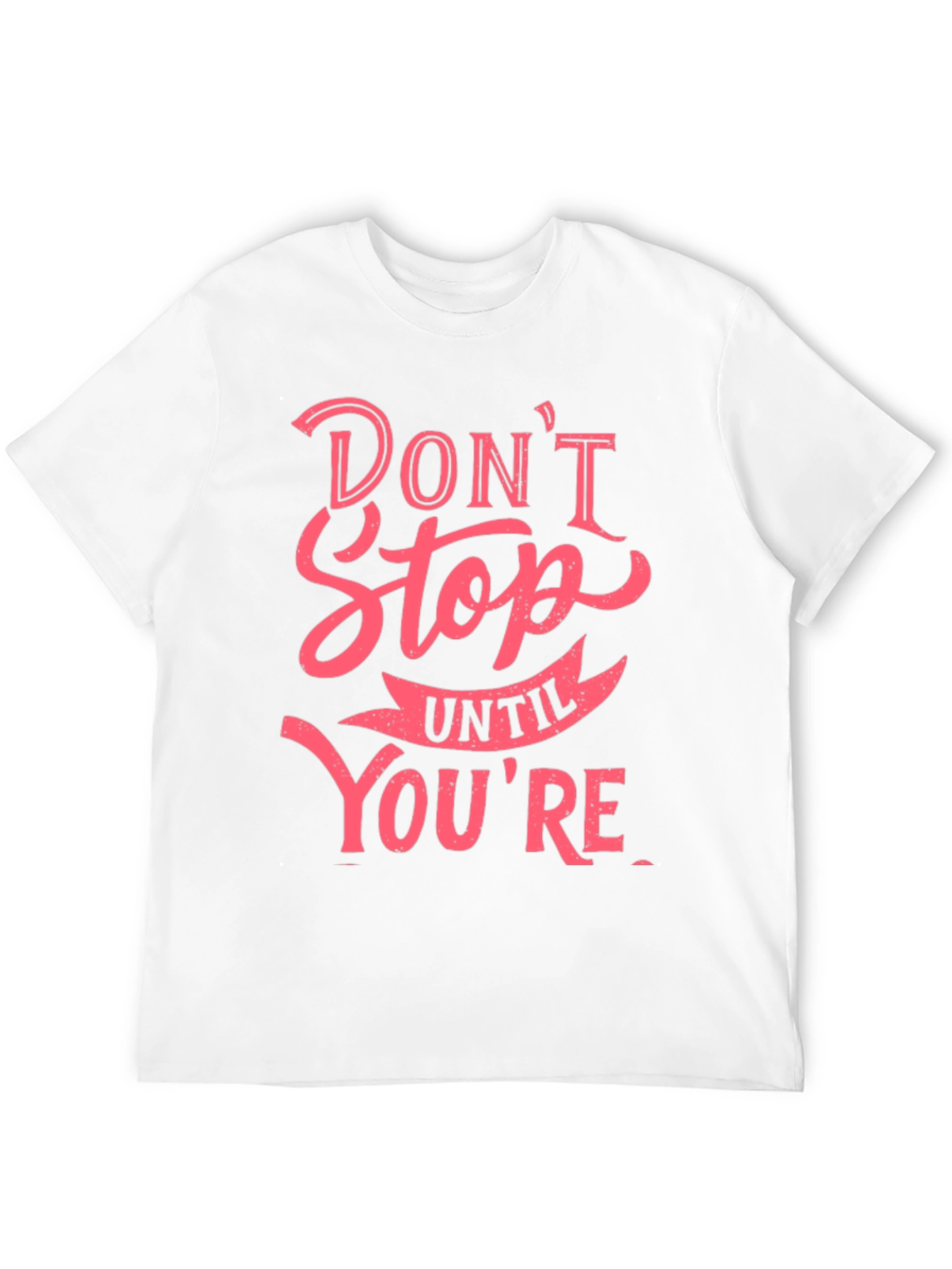 Dont Stop Graphic T-Shirt - Black