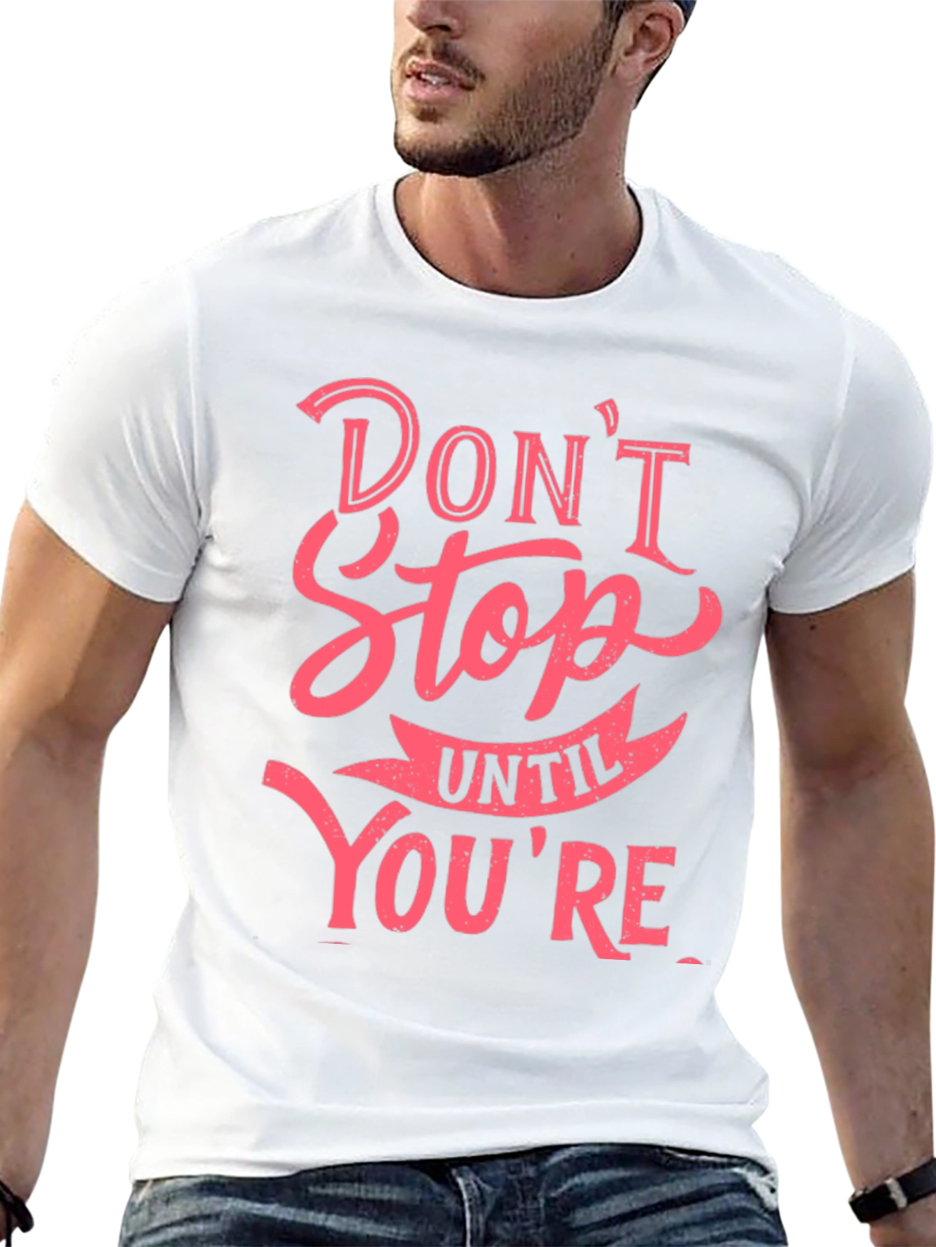 Dont Stop Graphic T-Shirt - Black