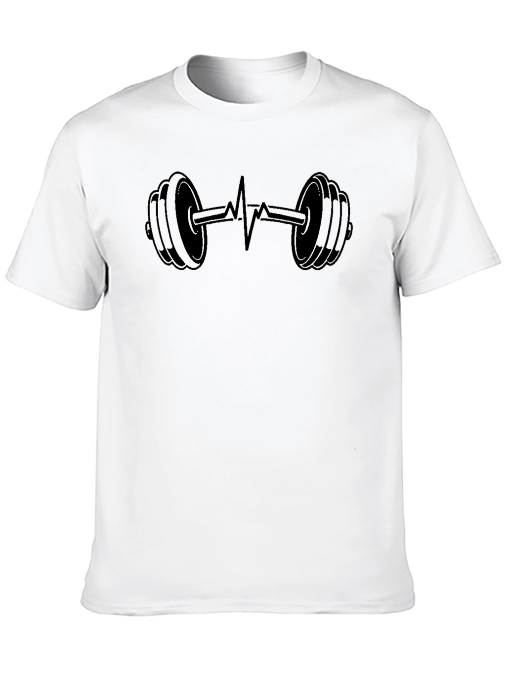 Workout Heartbeat T-Shirt - Gym Fitness Tee