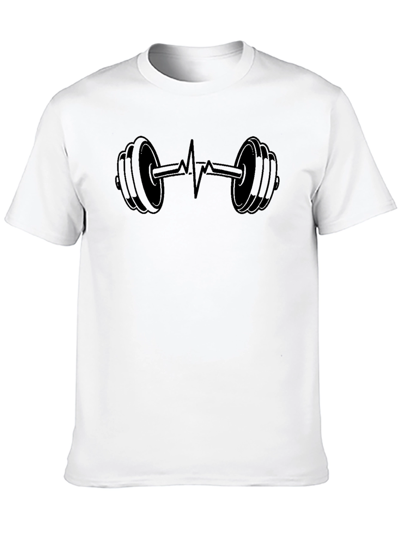 Workout Heartbeat T-Shirt - Gym Fitness Tee