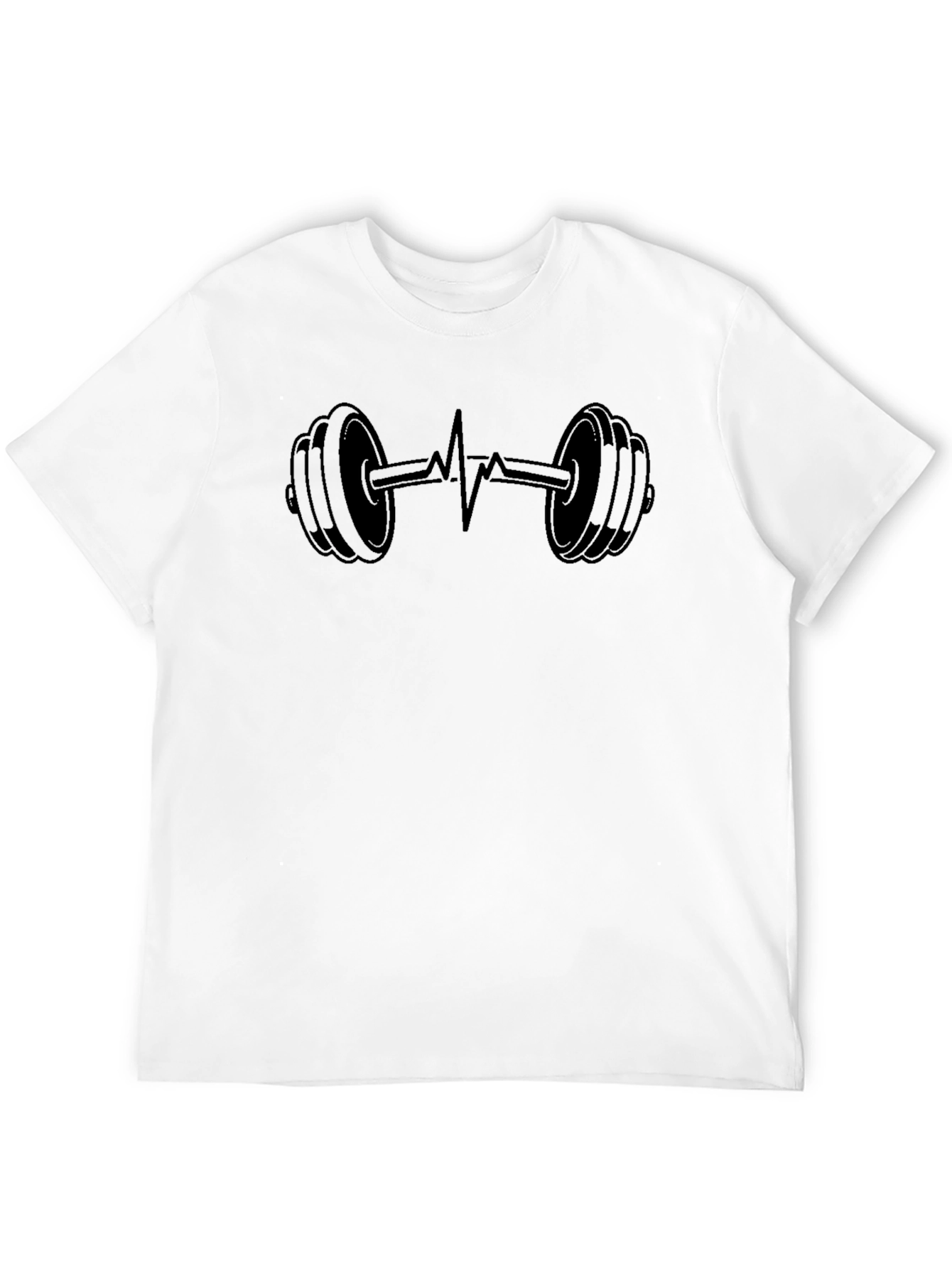 Workout Heartbeat T-Shirt - Gym Fitness Tee