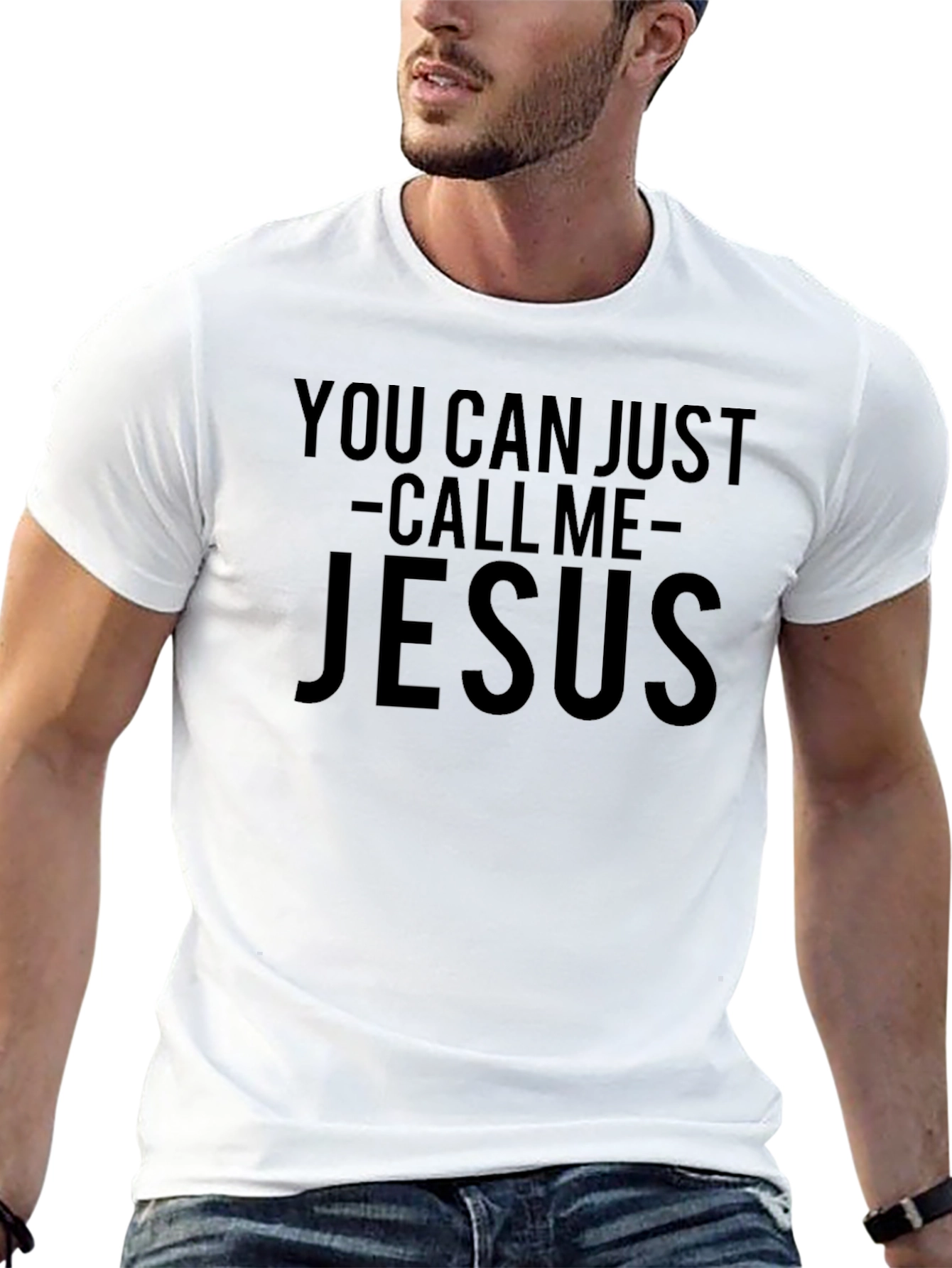 Call Me Jesus T-Shirt - Novelty Graphic Tee