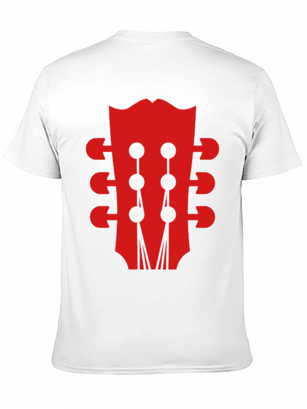 Guitar Head Black Graphic Tee