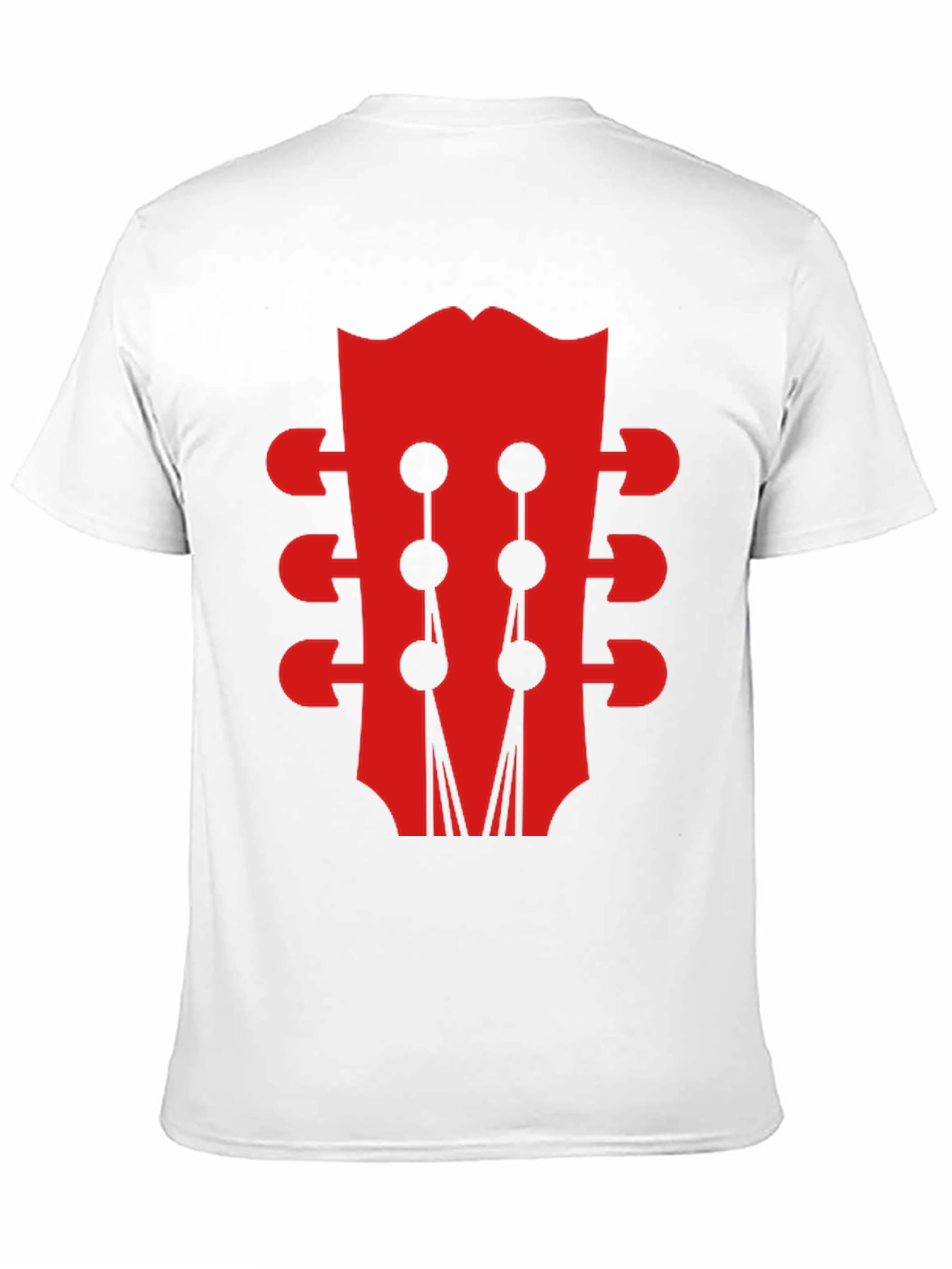 Guitar Head Black Graphic Tee