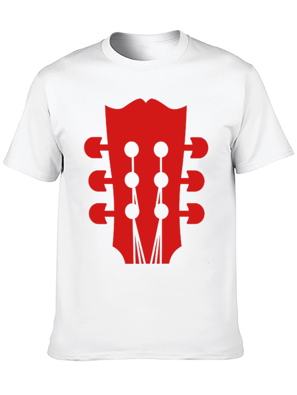 Guitar Head Black Graphic Tee