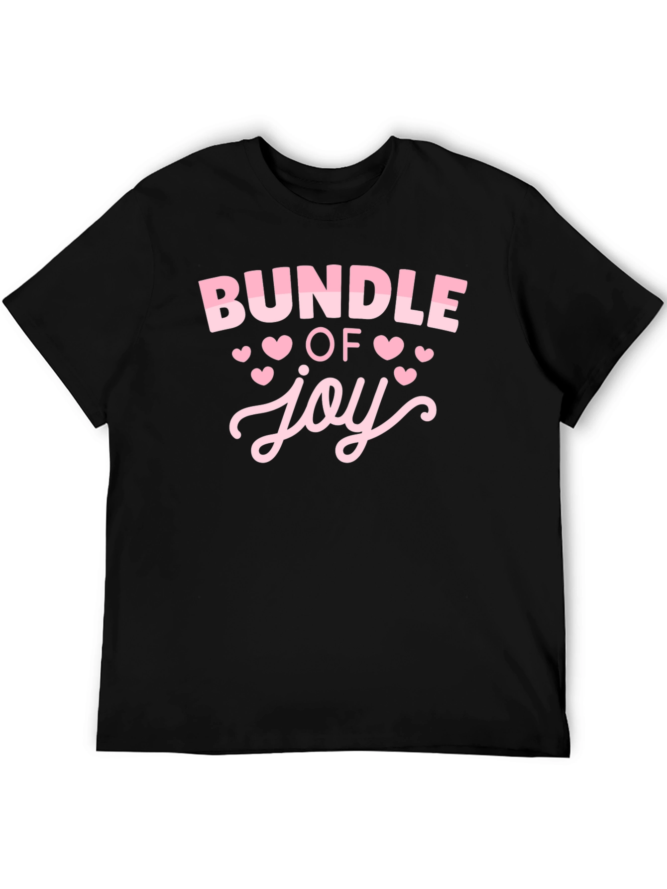 Bundle of Joy Pink Heart Baby Shower T-Shirt