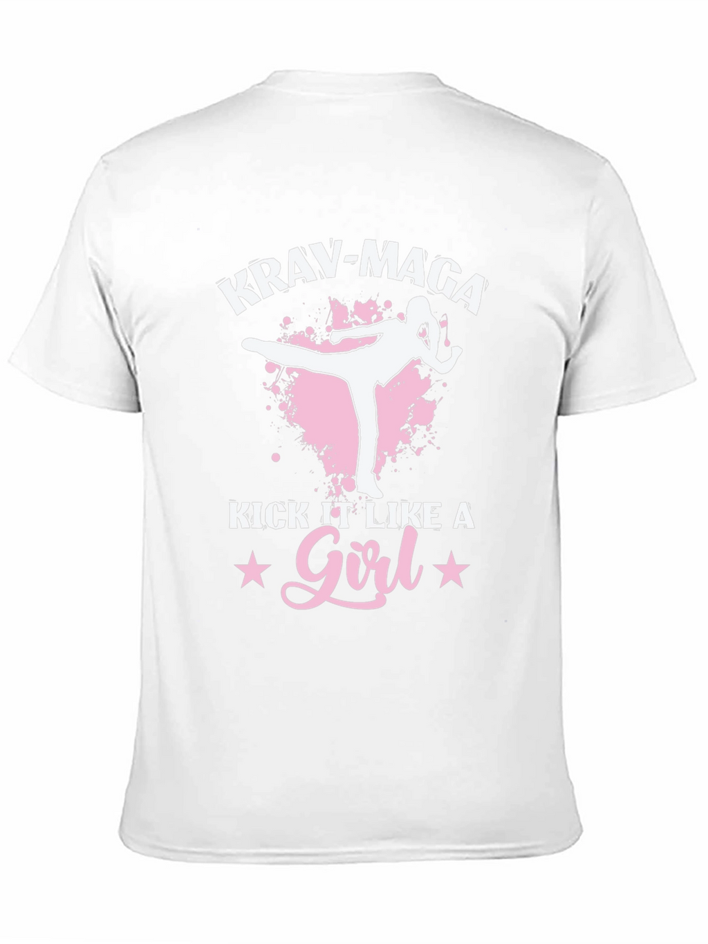Krav Maga Kick Like A Girl T-Shirt