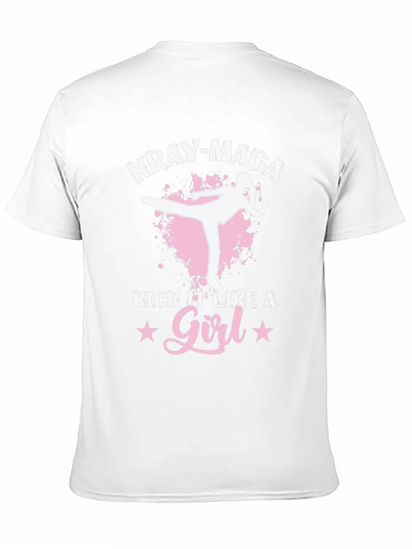 Krav Maga Kick Like A Girl T-Shirt