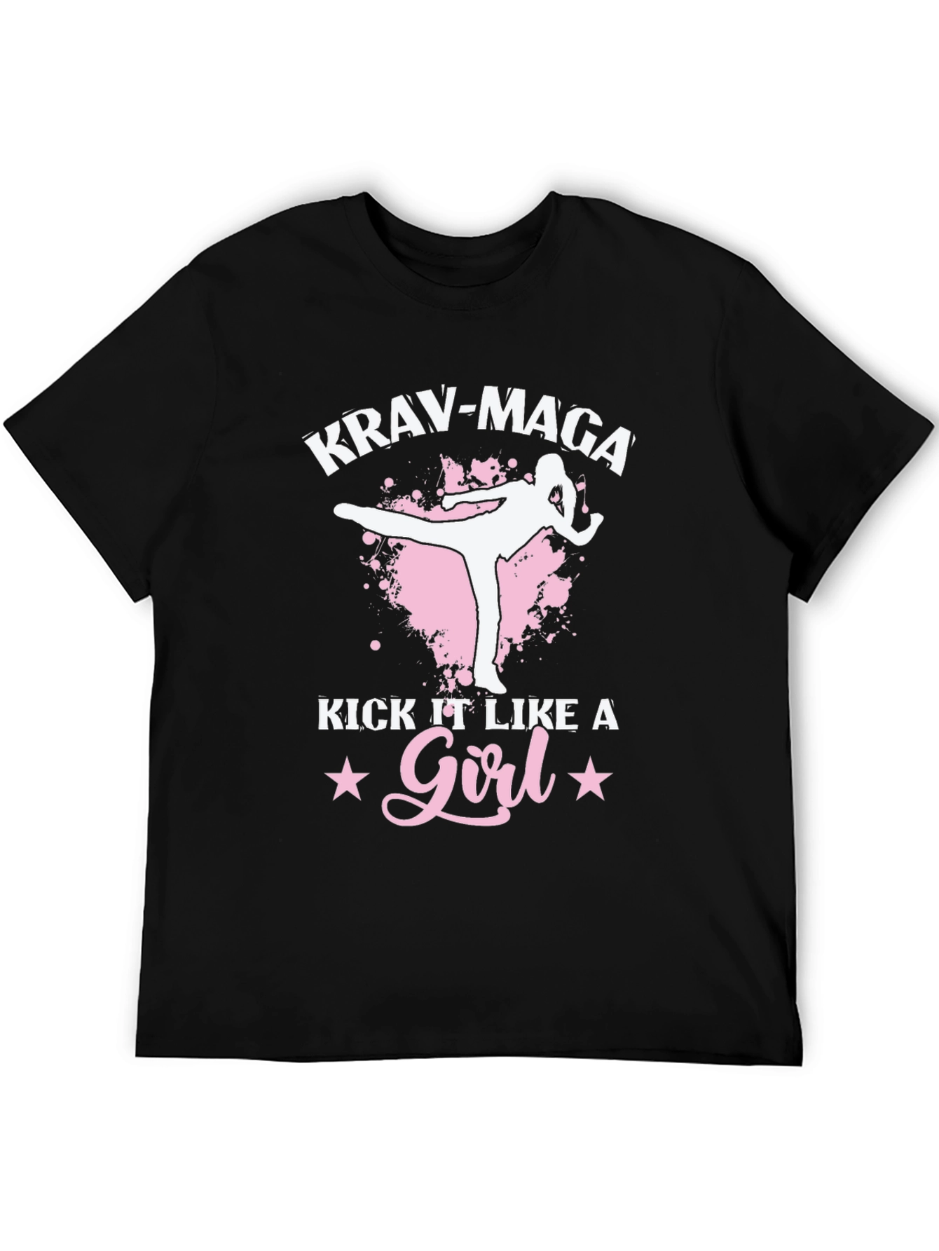 Krav Maga Kick Like A Girl T-Shirt