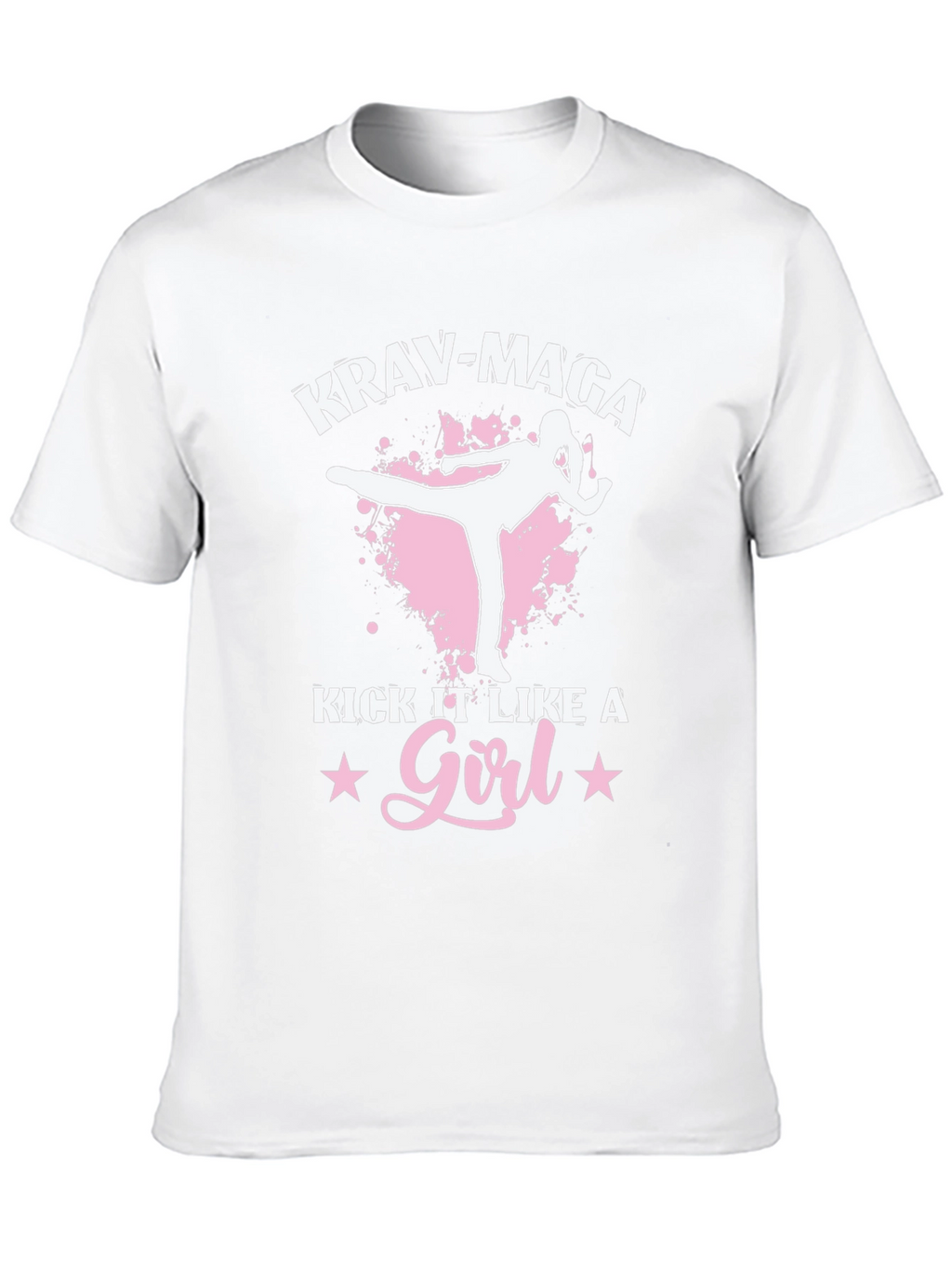 Krav Maga Kick Like A Girl T-Shirt
