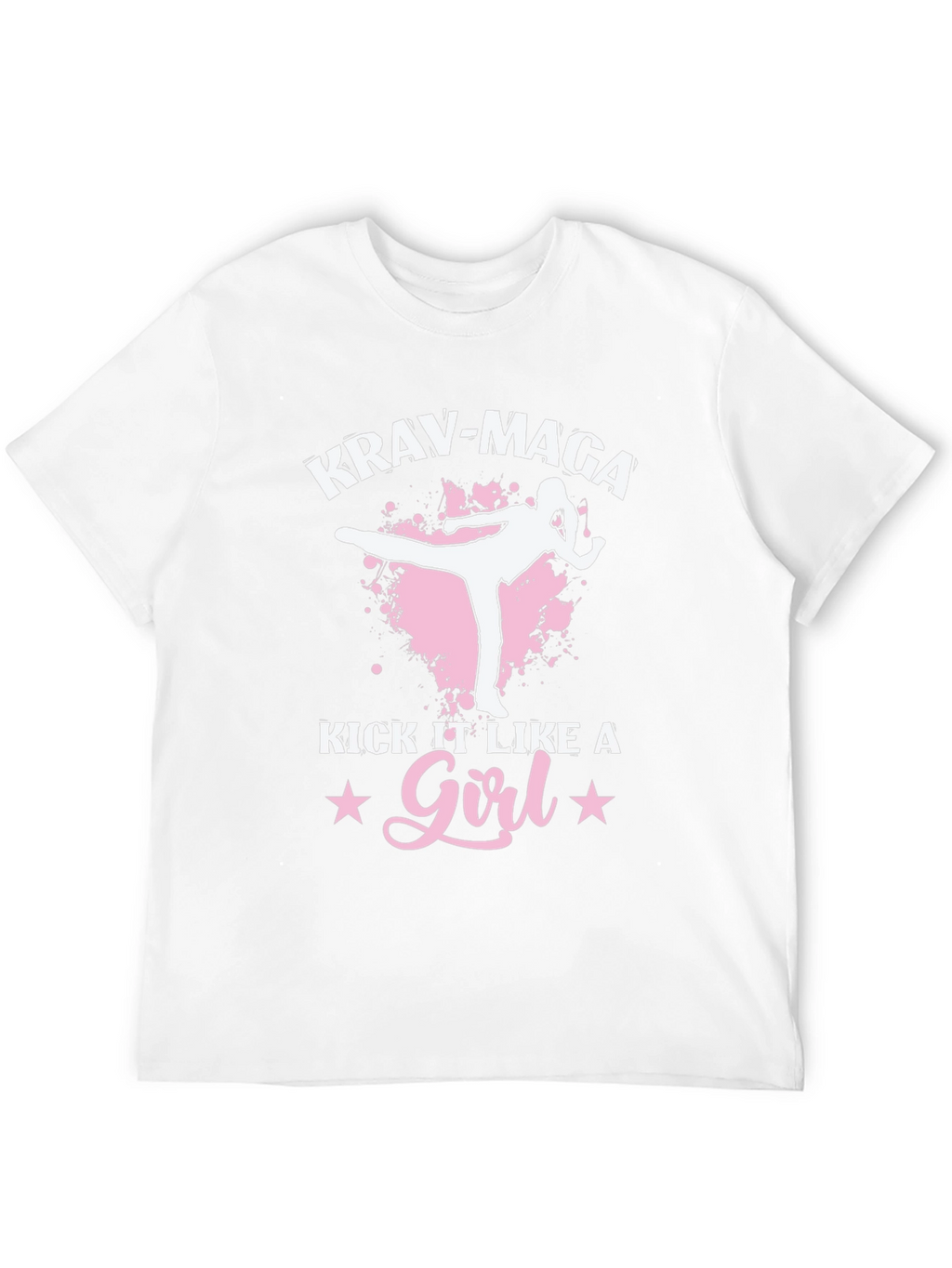 Krav Maga Kick Like A Girl T-Shirt