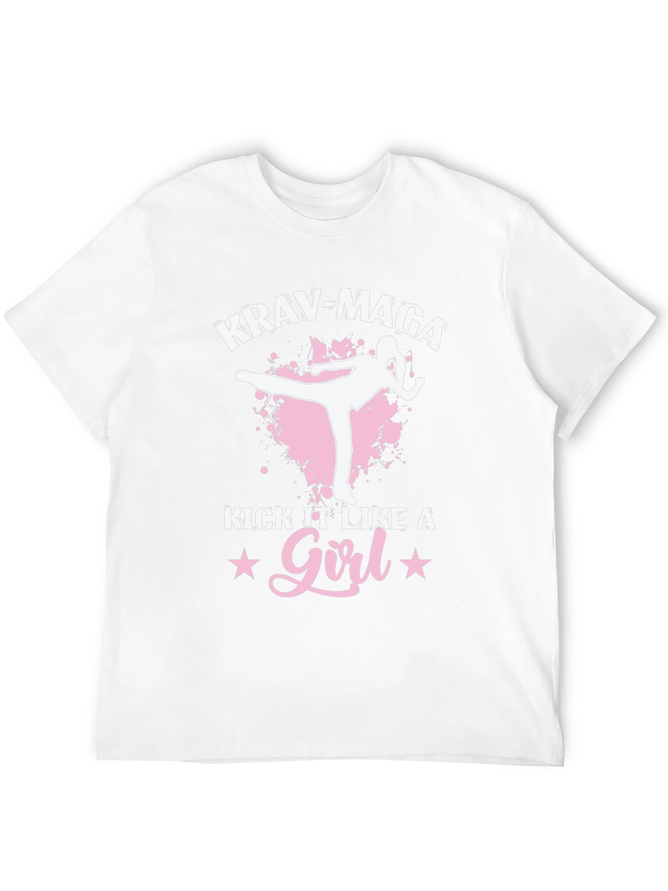 Krav Maga Kick Like A Girl T-Shirt
