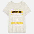 Warning Bouldering Rock Climbing