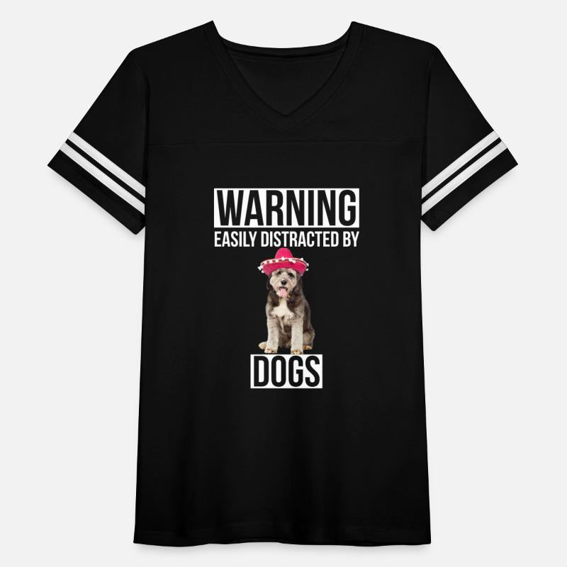 Warning Easily Distracted by Dogs