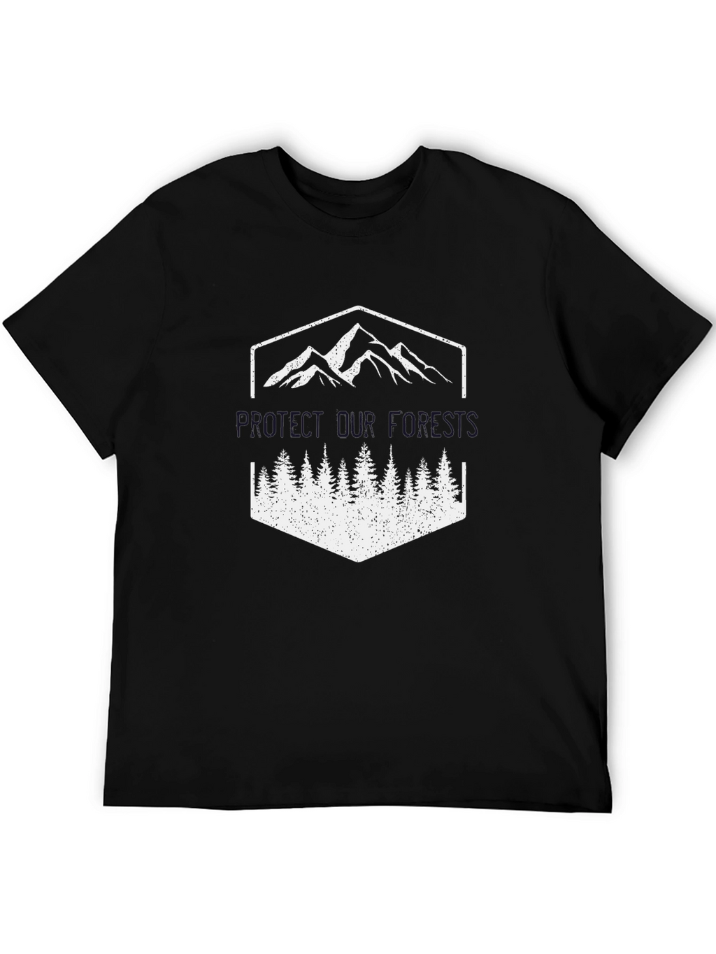 Mountain and Forest Graphic T-Shirt