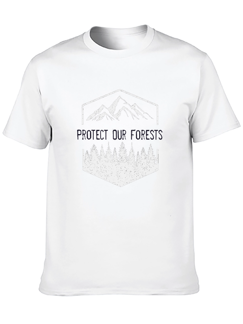 Mountain and Forest Graphic T-Shirt