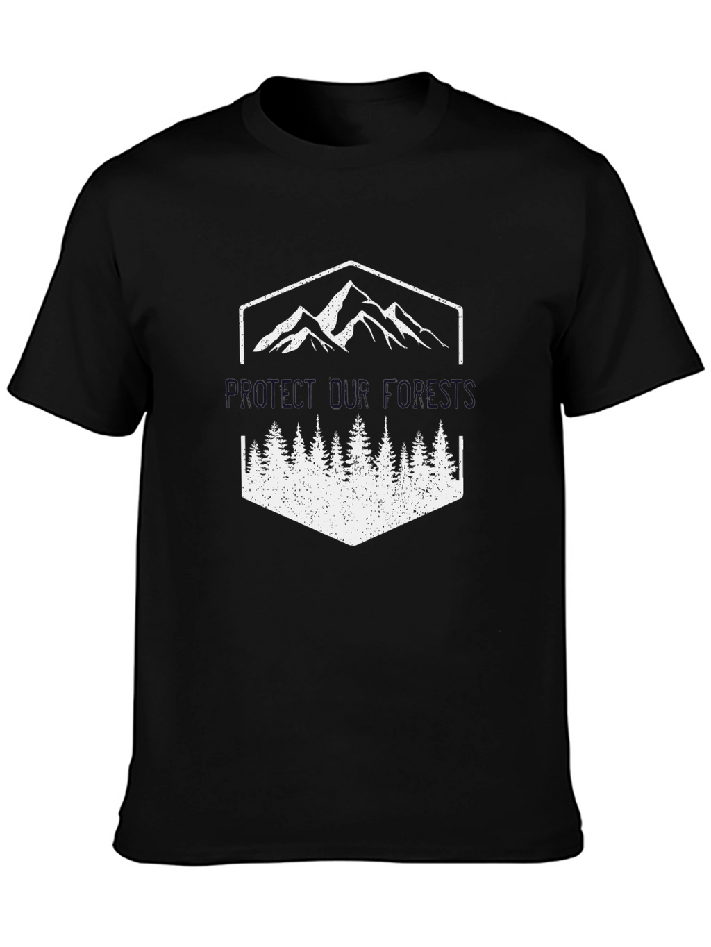 Mountain and Forest Graphic T-Shirt