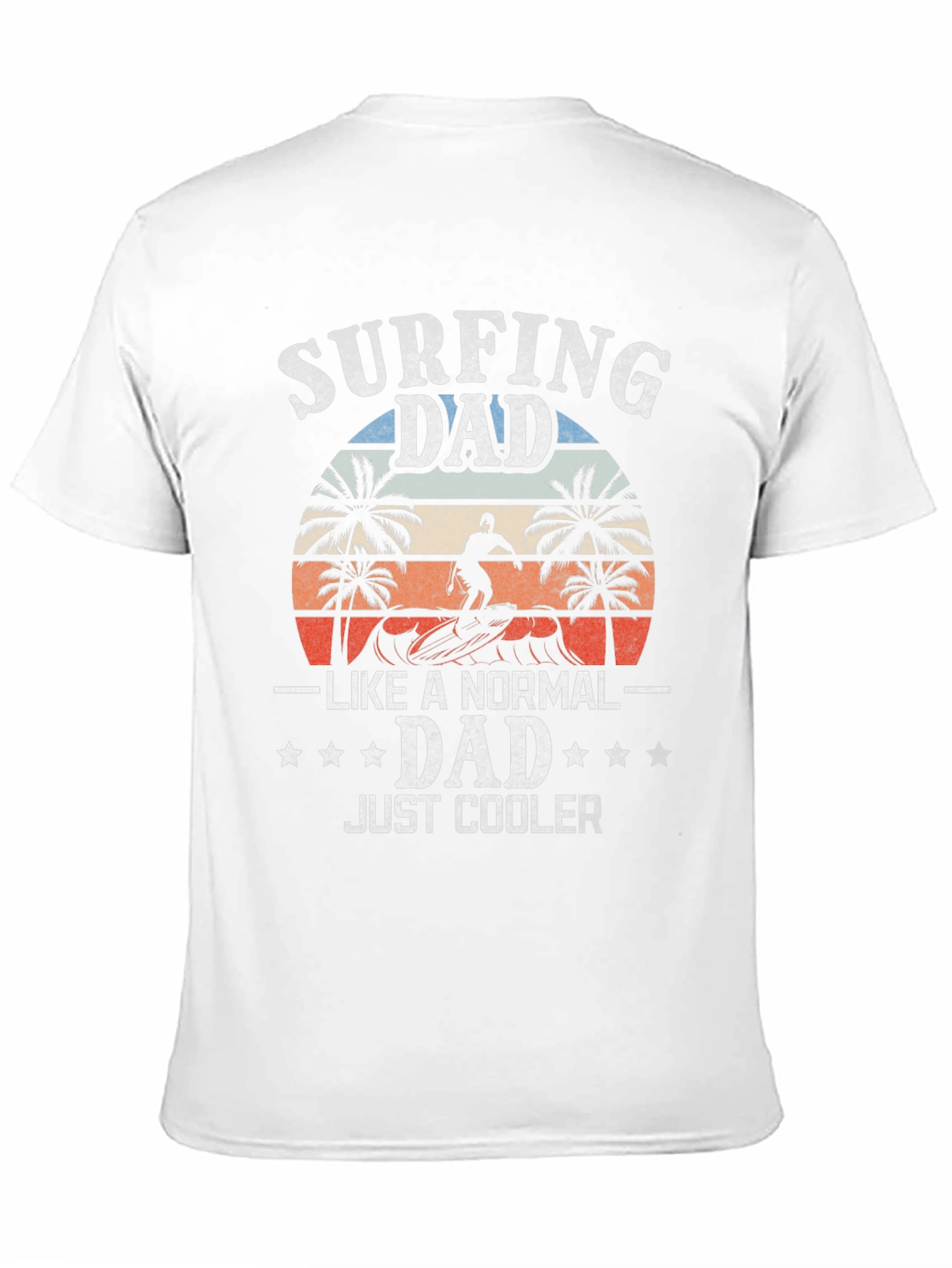 Surfing Dad T-Shirt - Cool Fathers Day Gift