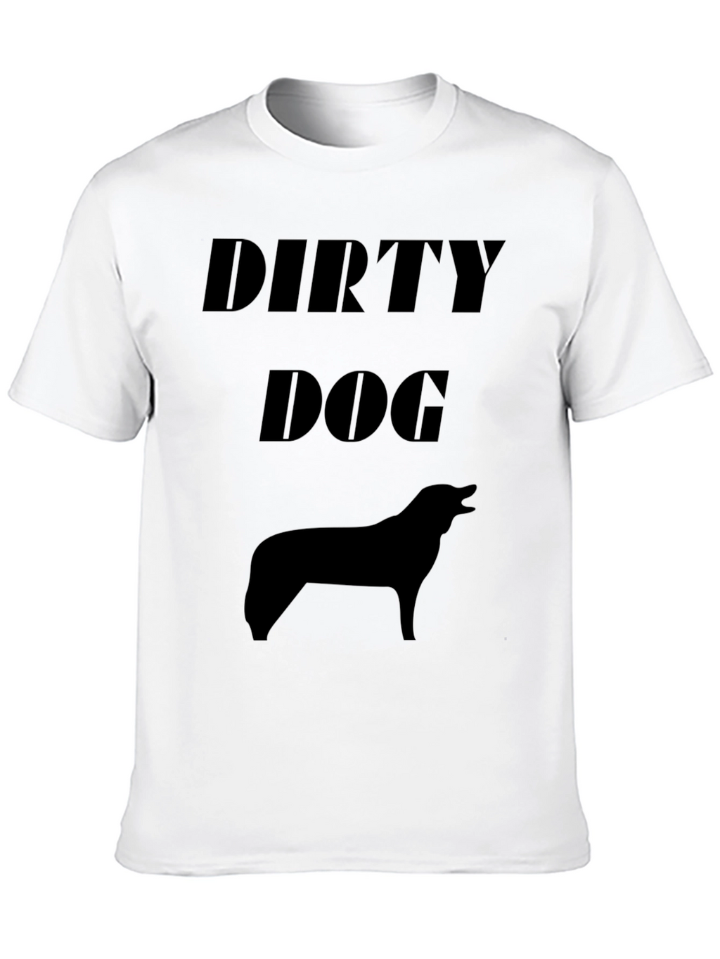 Dirty Dog Black Graphic T-Shirt