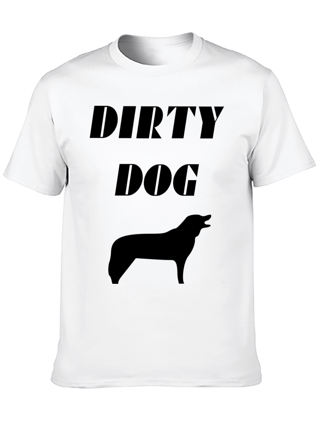Dirty Dog Black Graphic T-Shirt