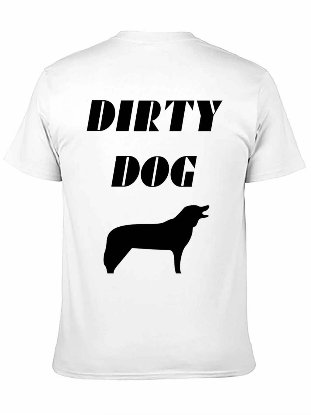 Dirty Dog Black Graphic T-Shirt