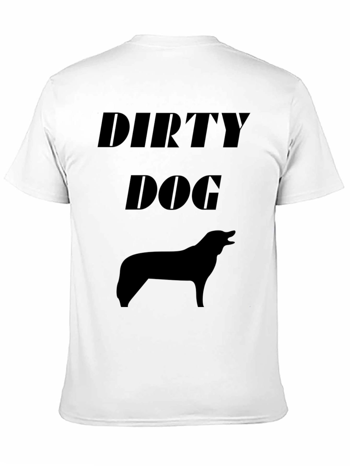 Dirty Dog Black Graphic T-Shirt