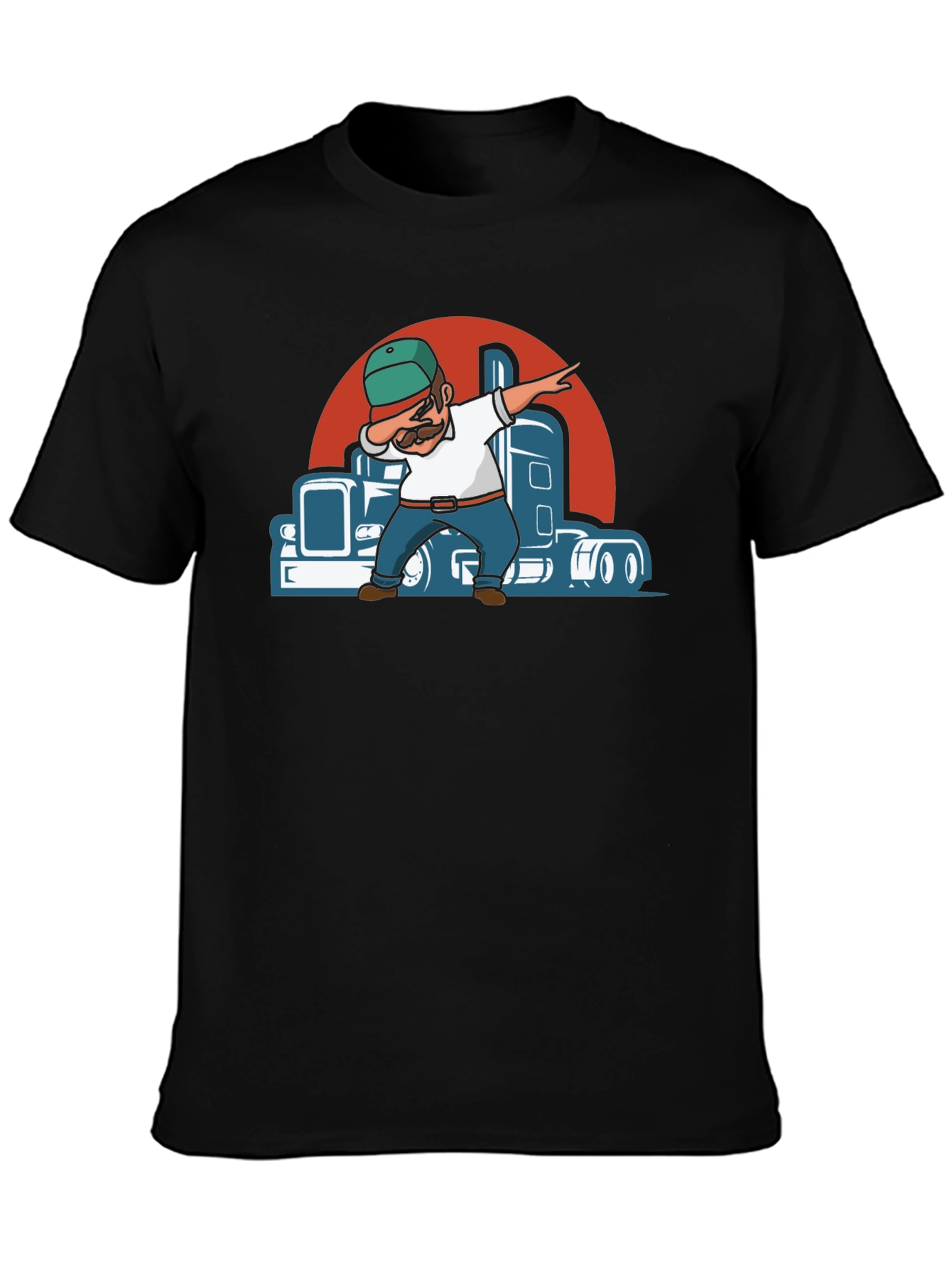 Trucker Dab Graphic T-Shirt
