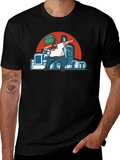 Trucker Dab Graphic T-Shirt