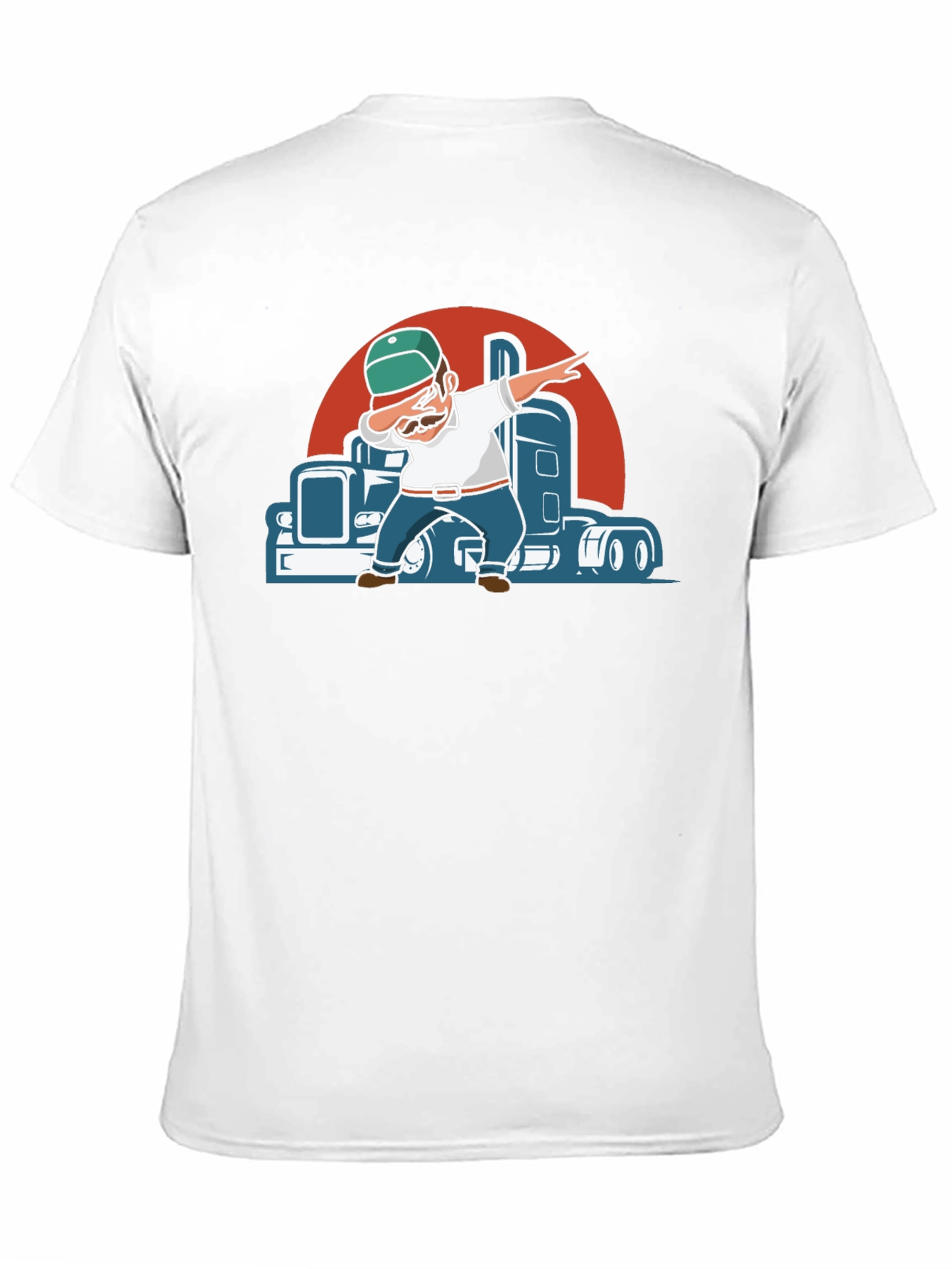 Trucker Dab Graphic T-Shirt