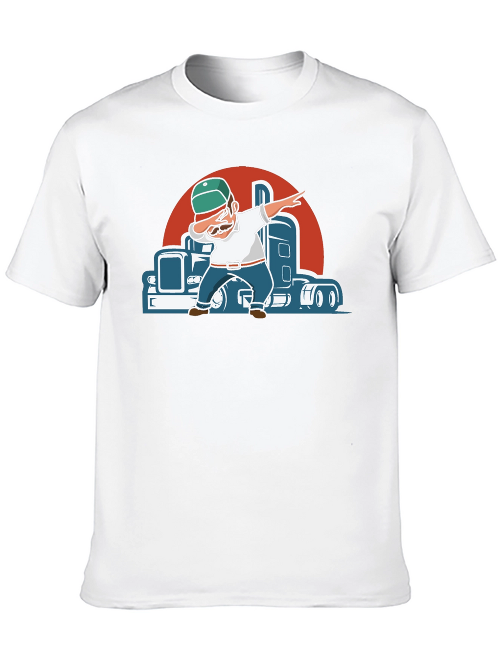 Trucker Dab Graphic T-Shirt