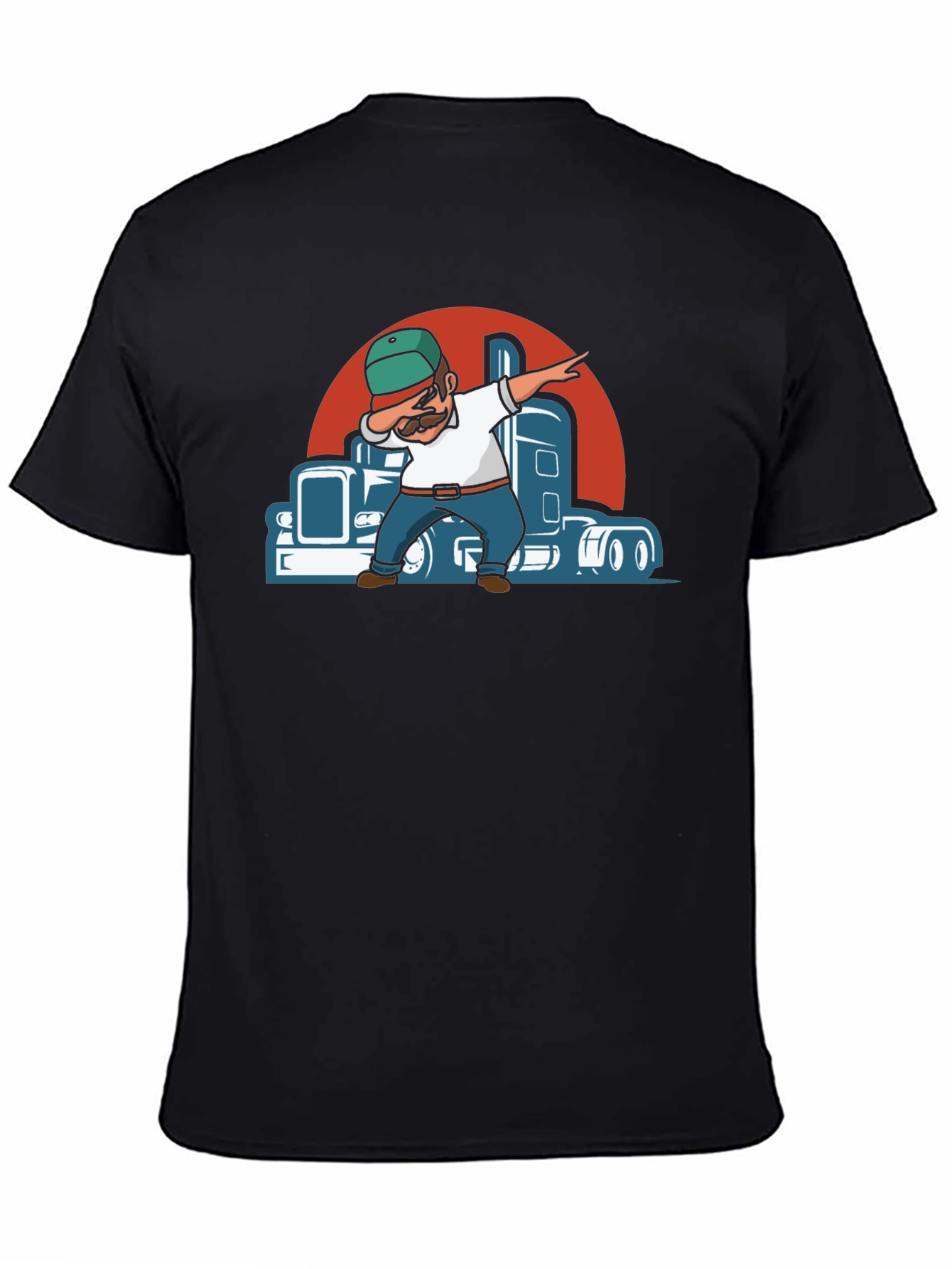 Trucker Dab Graphic T-Shirt