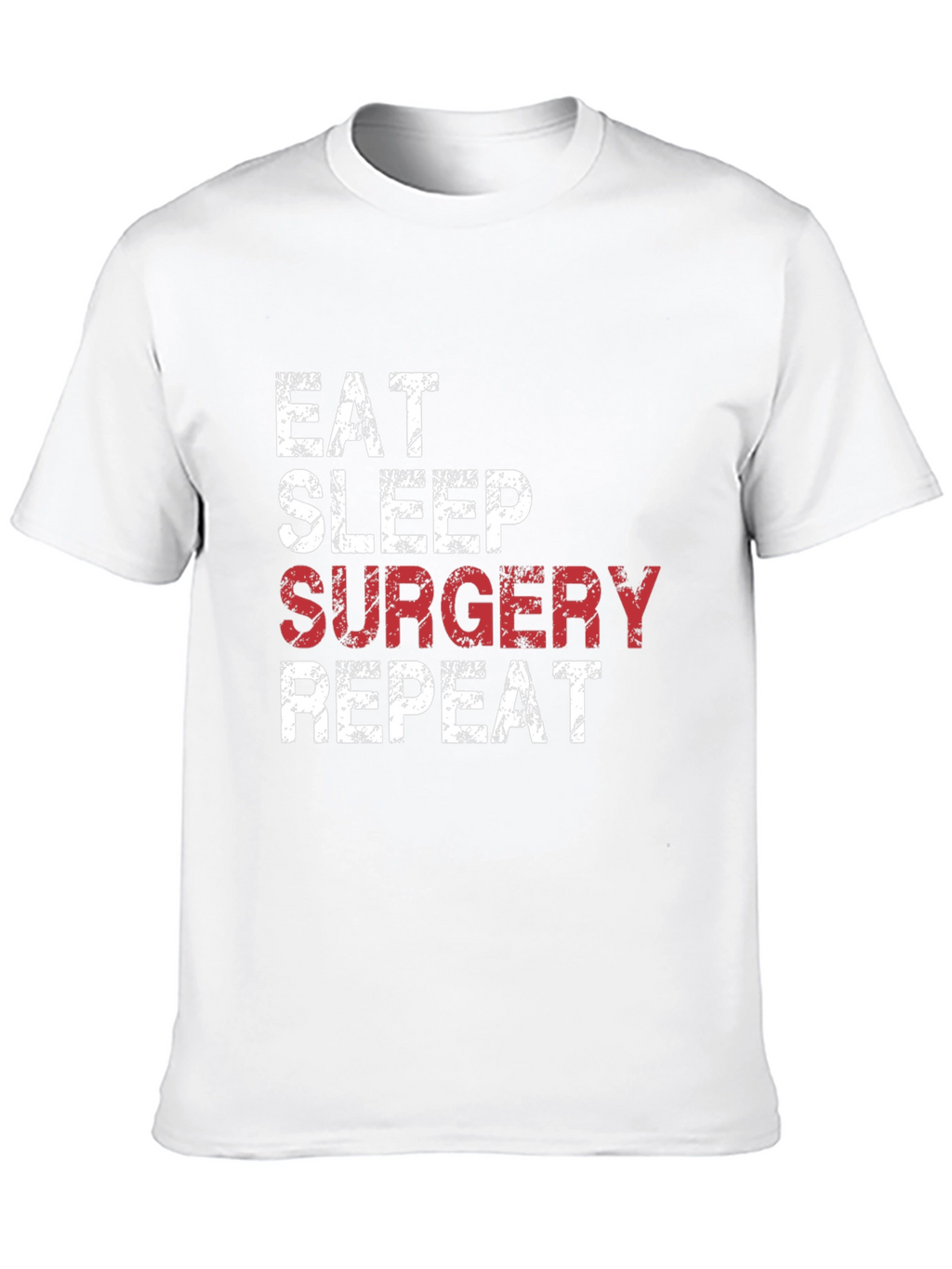 Eat Sleep Surgery Repeat Black T-Shirt