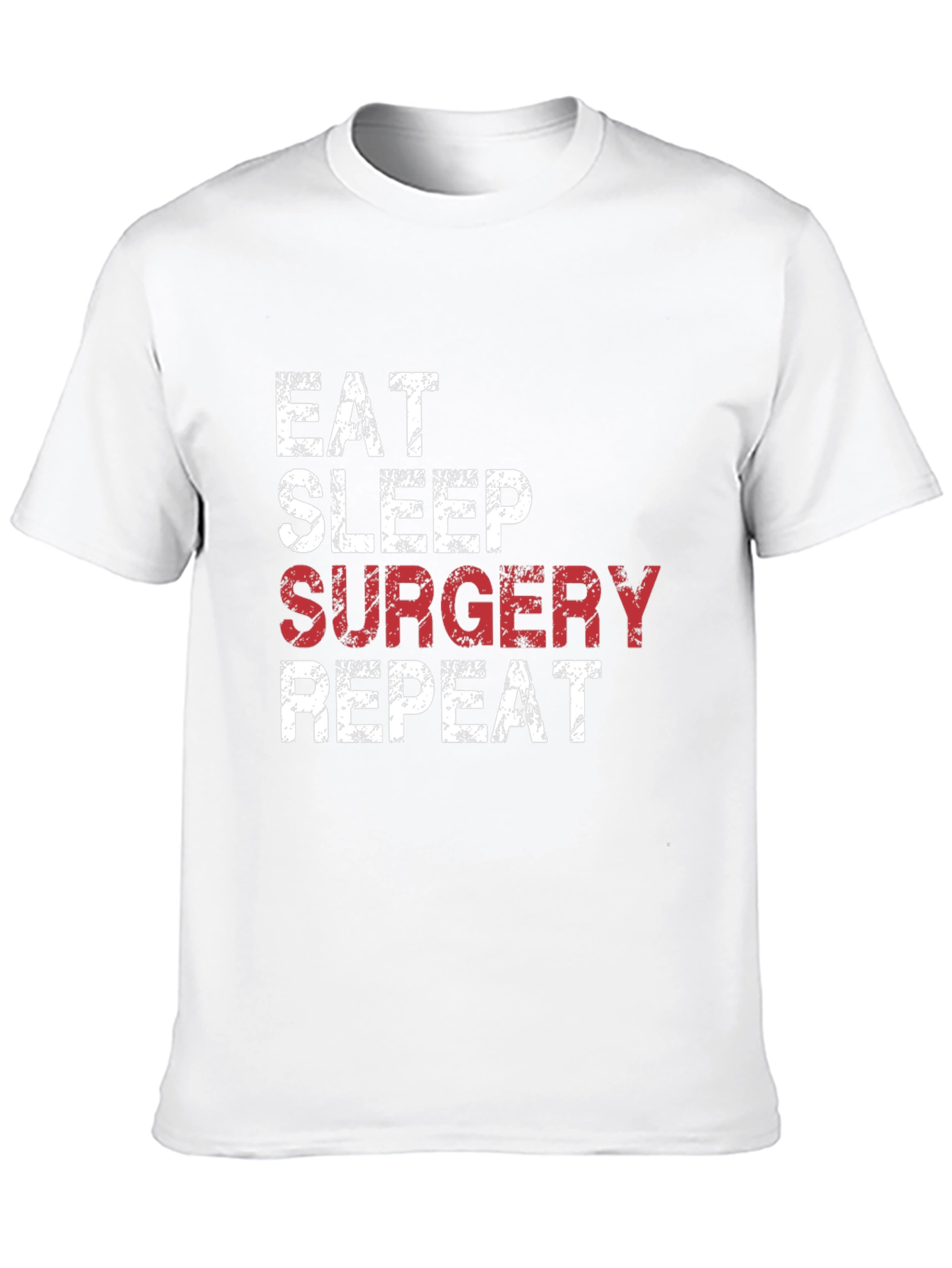 Eat Sleep Surgery Repeat Black T-Shirt