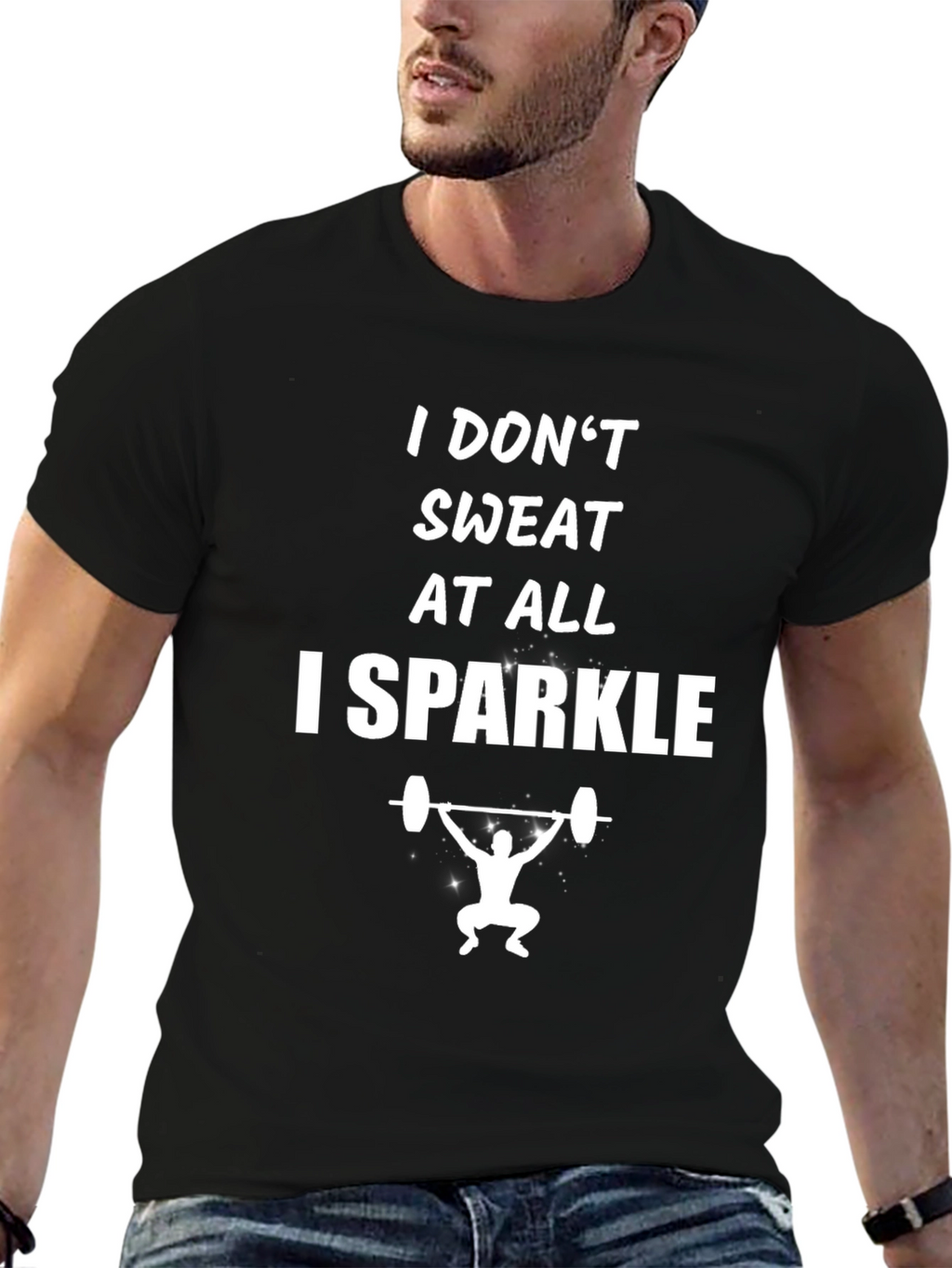 I Dont Sweat I Sparkle Weightlifting T-Shirt