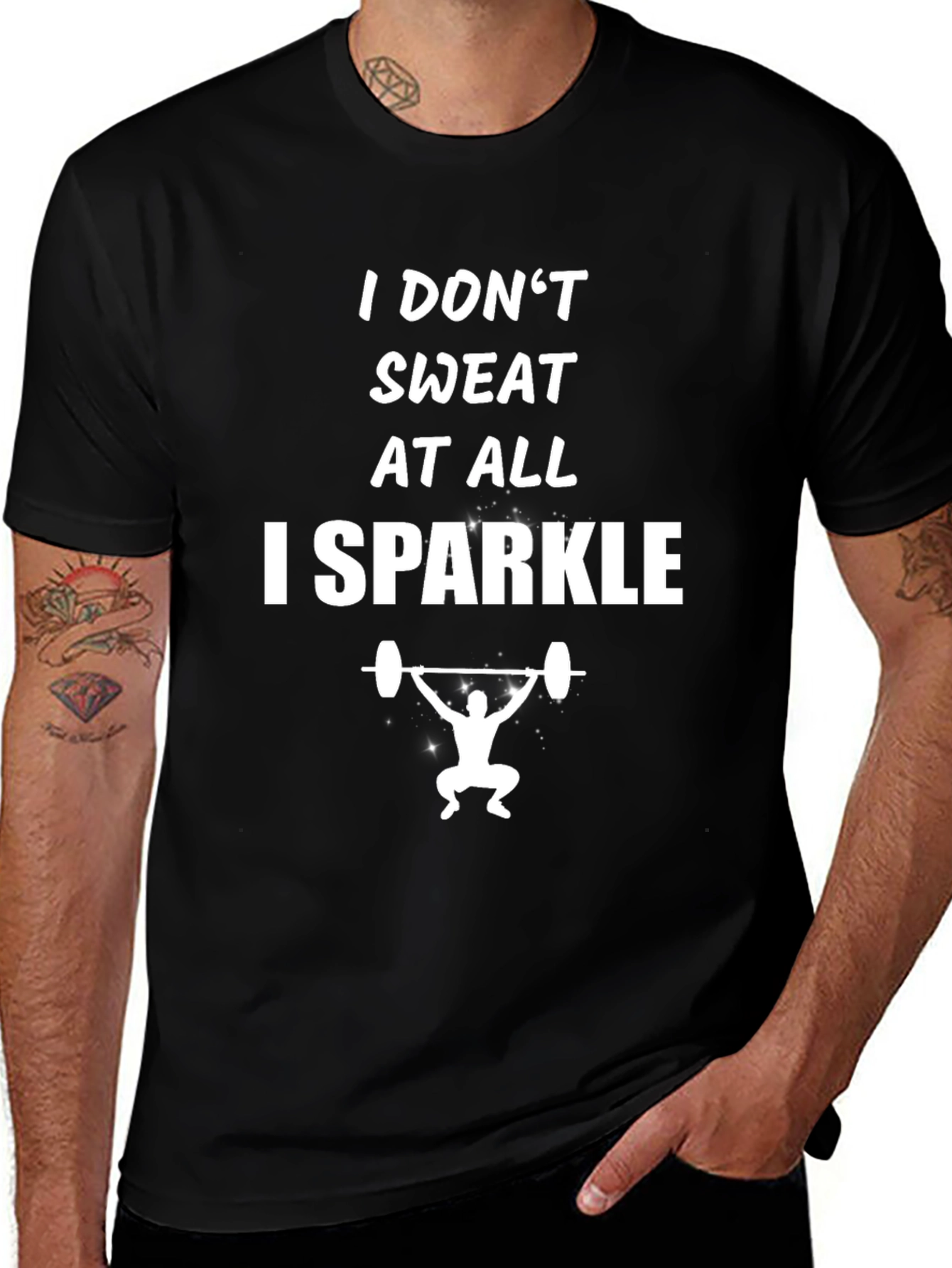 I Dont Sweat I Sparkle Weightlifting T-Shirt